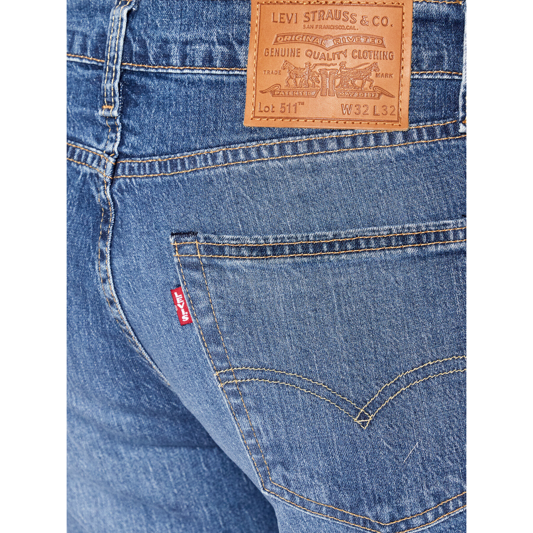 Levi's® Blugi 511™ 04511-5461 Albastru Slim Fit - Pled.ro