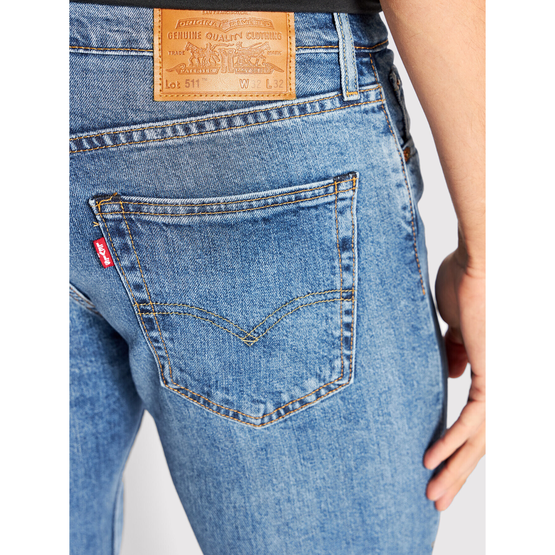 Levi's® Blugi 511™ 04511-5471 Albastru Slim Fit - Pled.ro