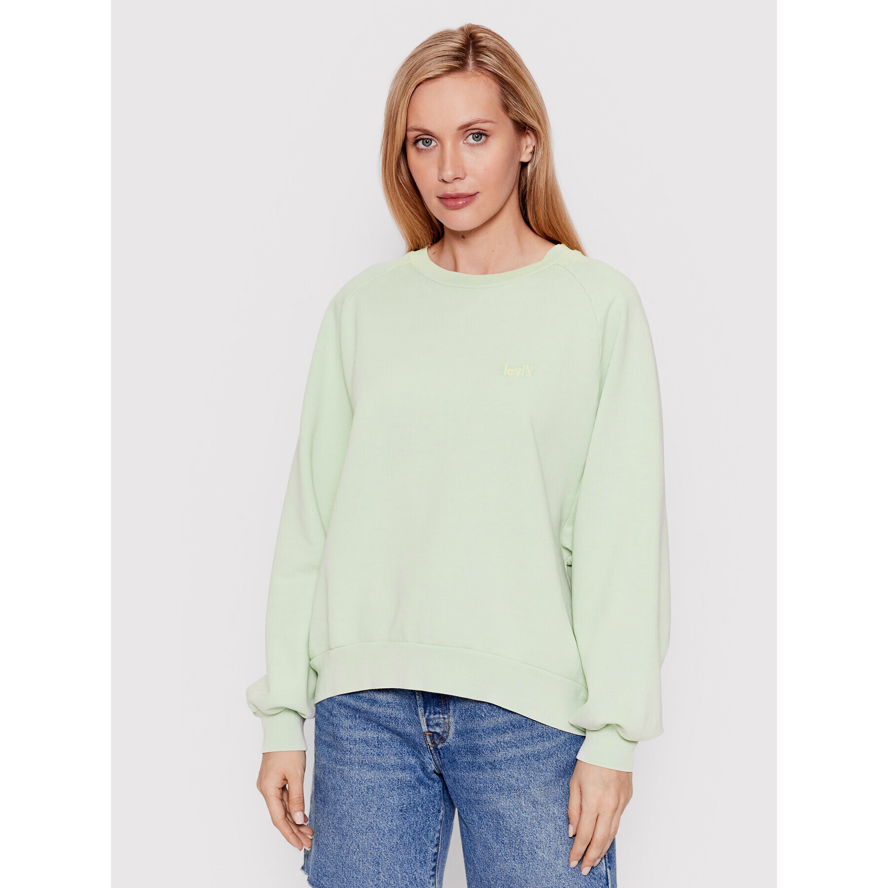 Levi's® Bluză FRESH Snack A1898-0004 Verde Relaxed Fit - Pled.ro