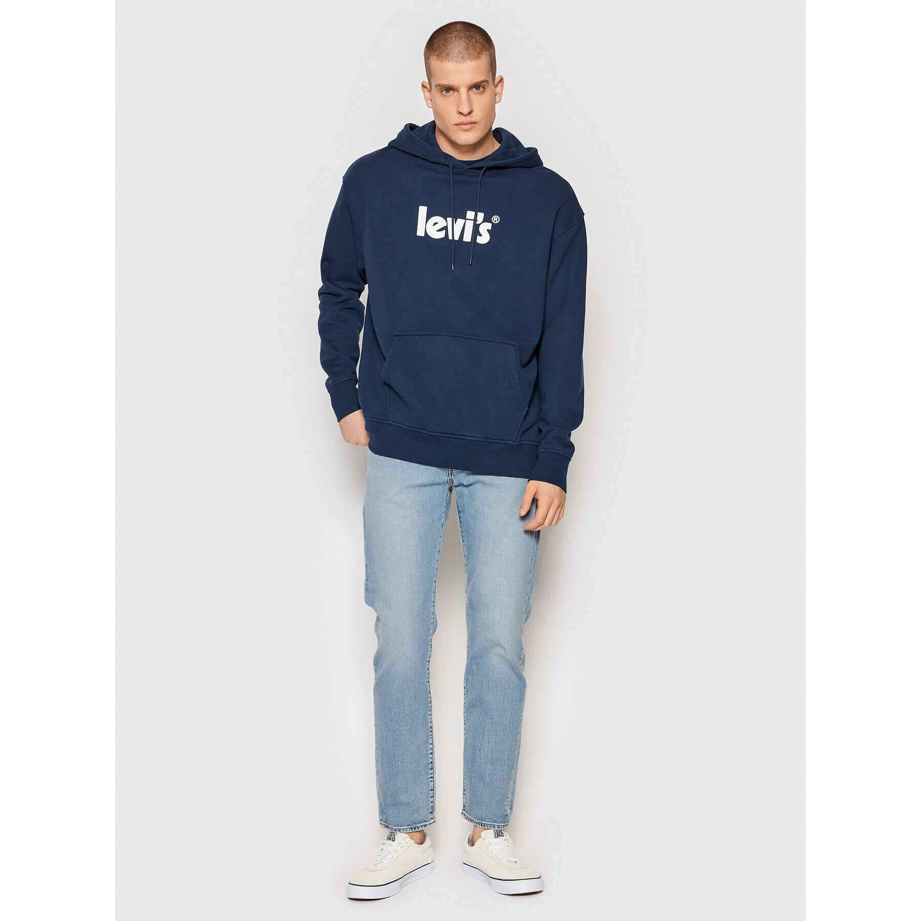 Levi's® Bluză Graphic 38479-0081 Bleumarin Relaxed Fit - Pled.ro