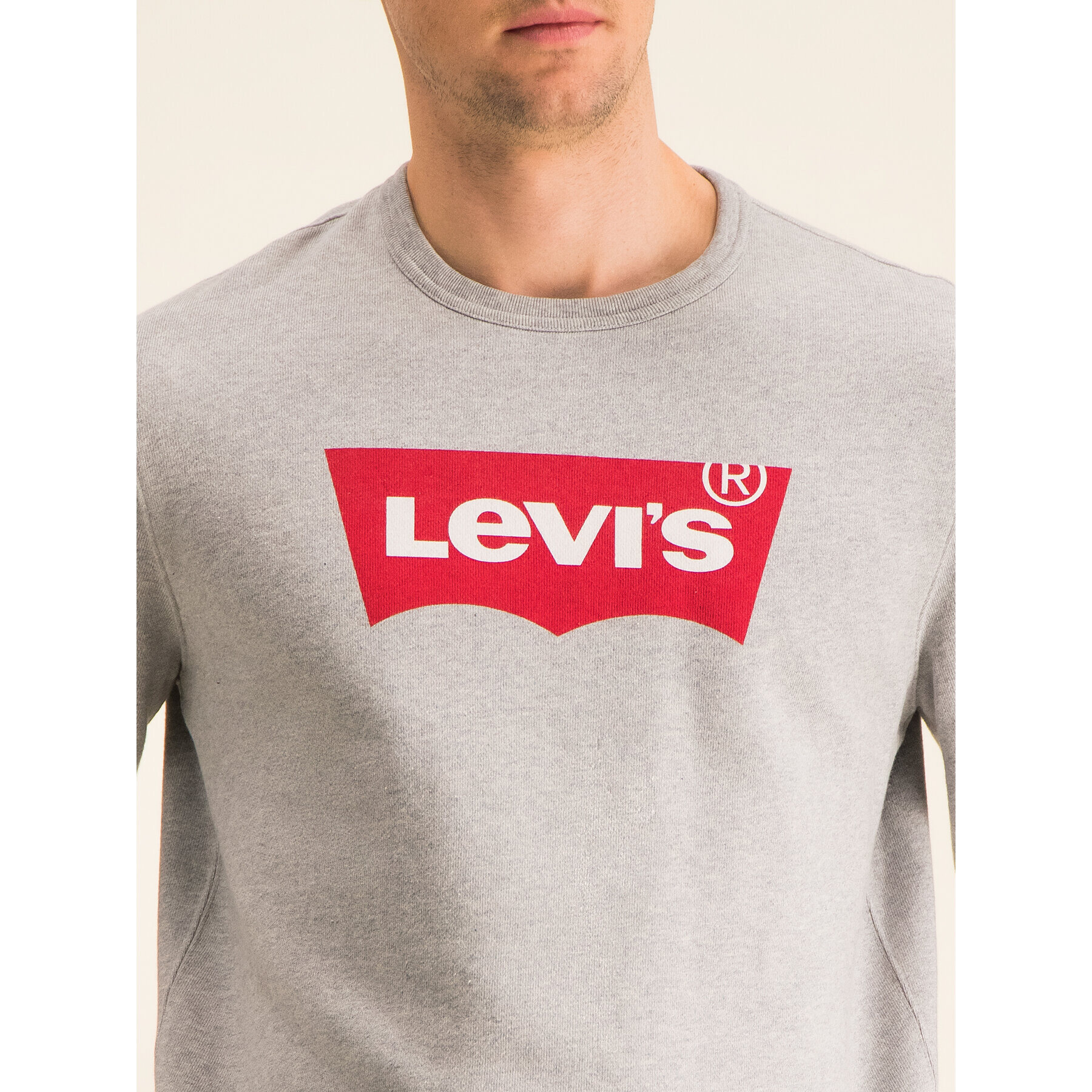 Levi's® Bluză Graphic Crew 17895-0079 Gri Regular Fit - Pled.ro