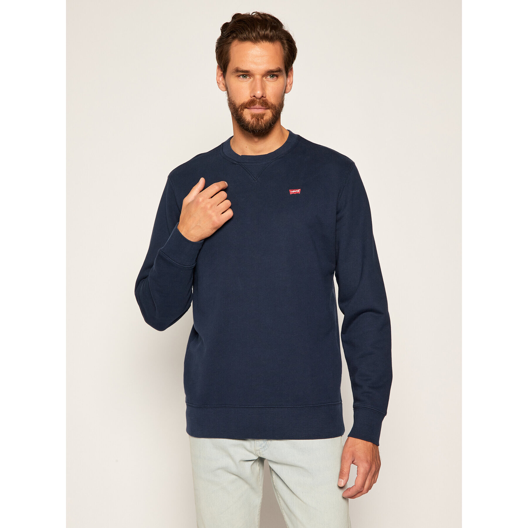 Levi's® Bluză Orginal Crew 35909-0001 Bleumarin Regular Fit - Pled.ro