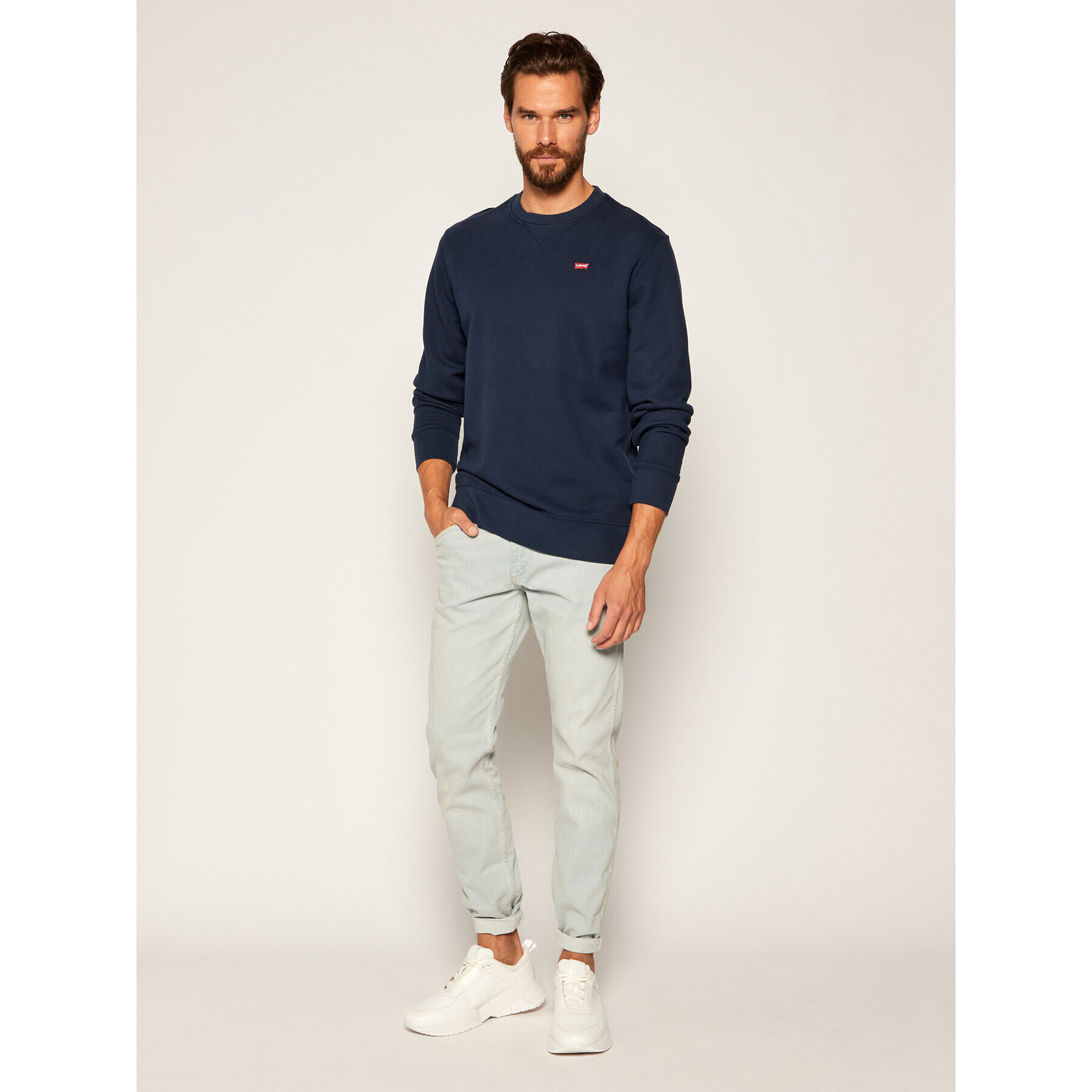 Levi's® Bluză Orginal Crew 35909-0001 Bleumarin Regular Fit - Pled.ro