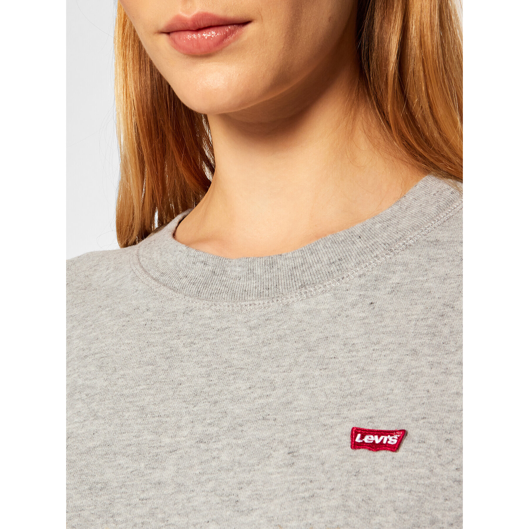 Levi's® Bluză Standard Crewneck 24688-0000 Gri Relaxed Fit - Pled.ro