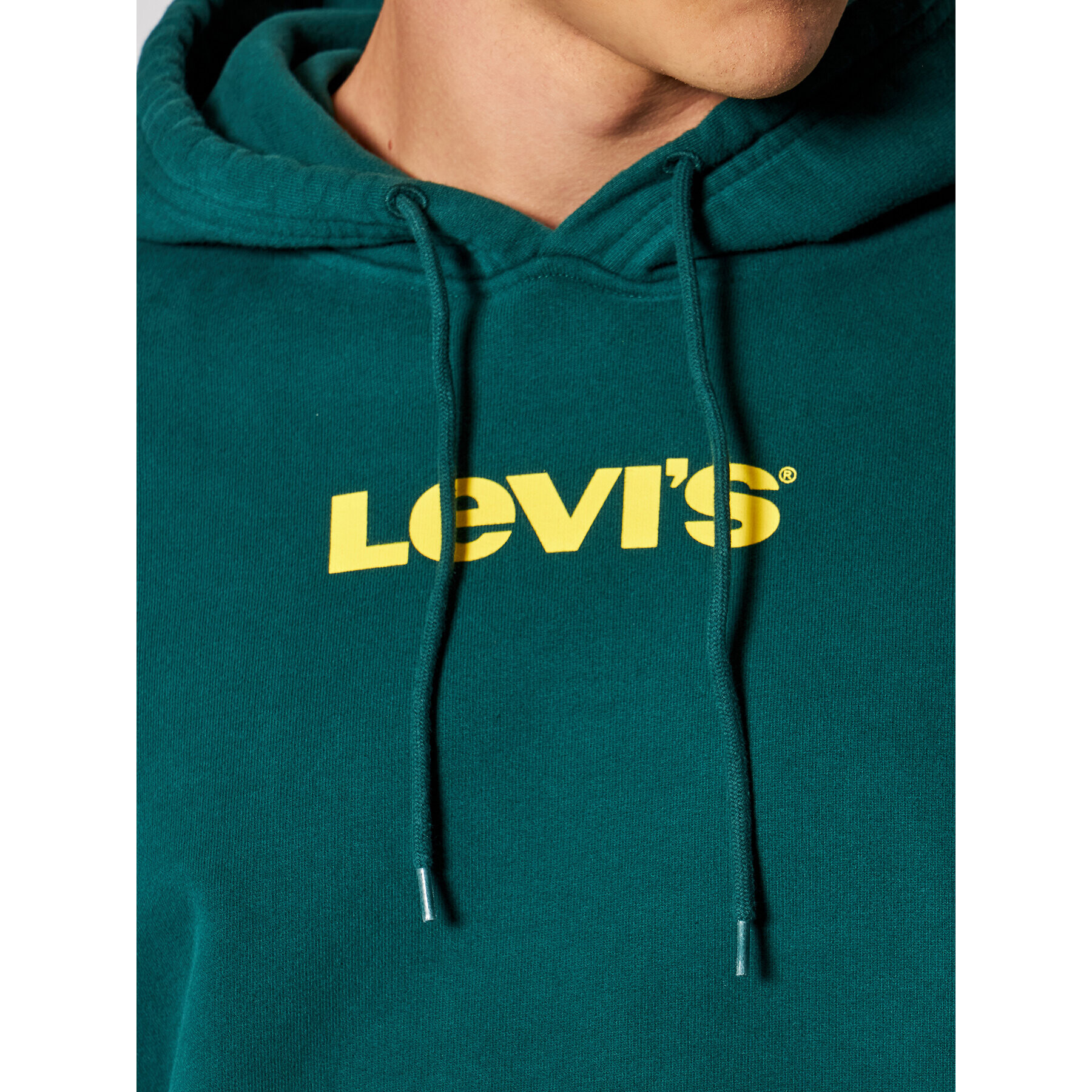 Levi's® Bluză Unisex Graphic A2410-0003 Verde Standard Fit - Pled.ro