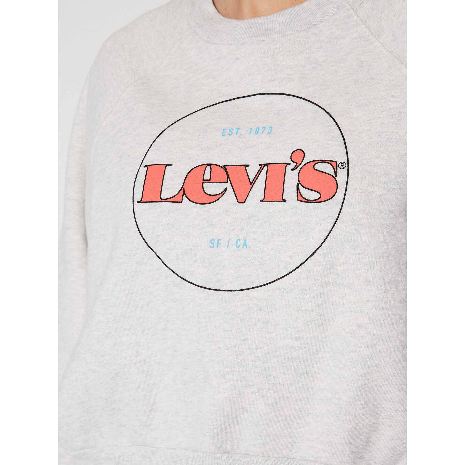 Levi's® Bluză Vintage Raglan Fleece 18722-0015 Gri Regular Fit - Pled.ro