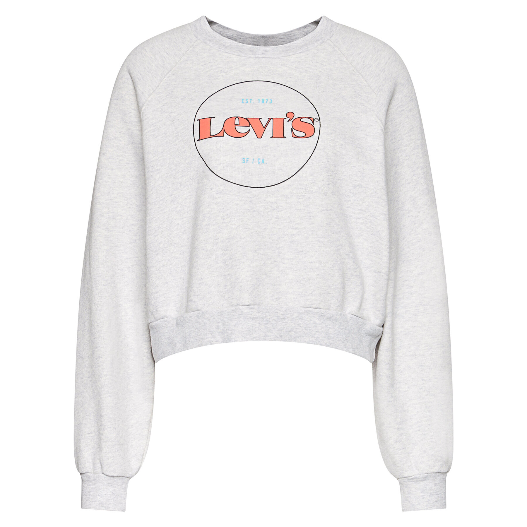 Levi's® Bluză Vintage Raglan Fleece 18722-0015 Gri Regular Fit - Pled.ro