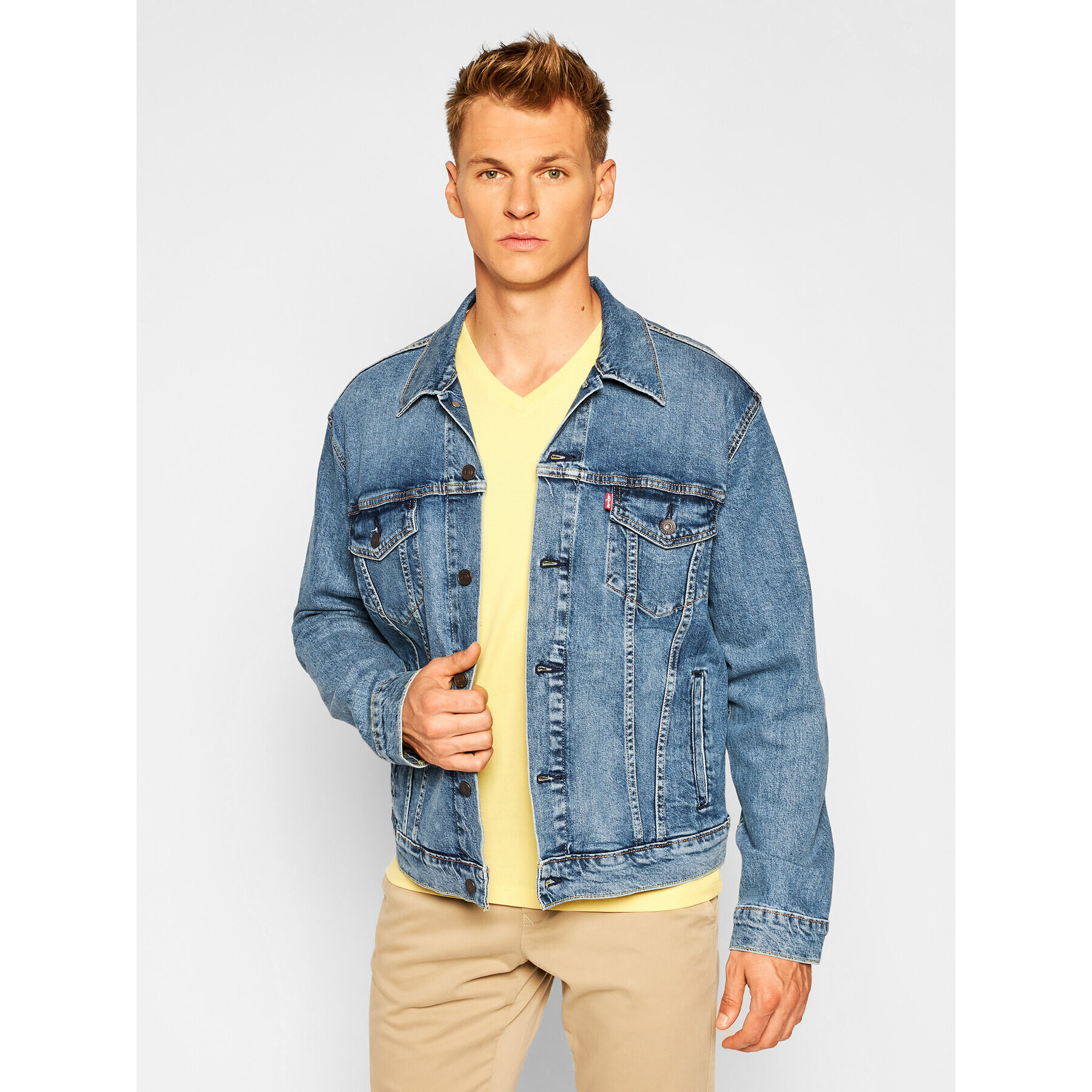 Levi's® Geacă de blugi The Trucker 72334-0511 Bleumarin Regular Fit - Pled.ro