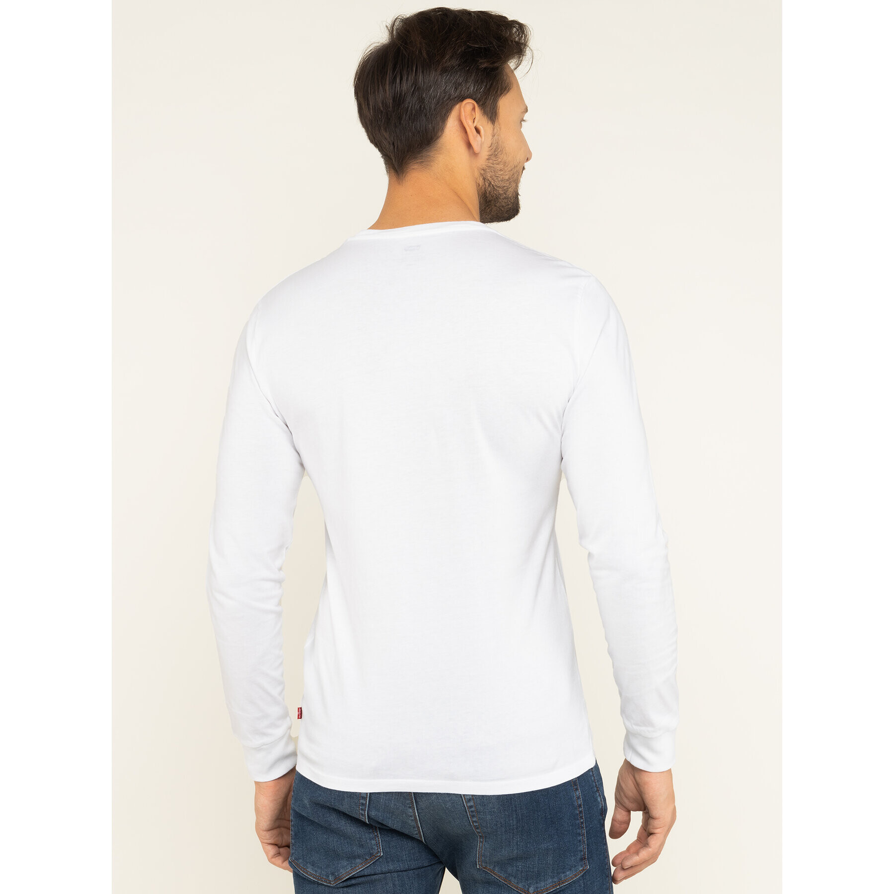 Levi's® Longsleeve Graphic Tee 36015-0010 Alb Regular Fit - Pled.ro