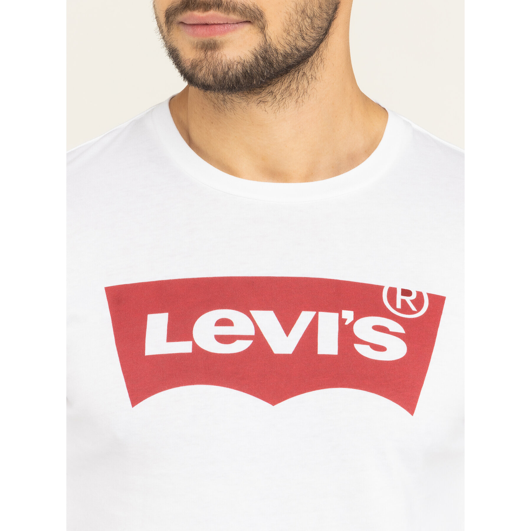 Levi's® Longsleeve Graphic Tee 36015-0010 Alb Regular Fit - Pled.ro