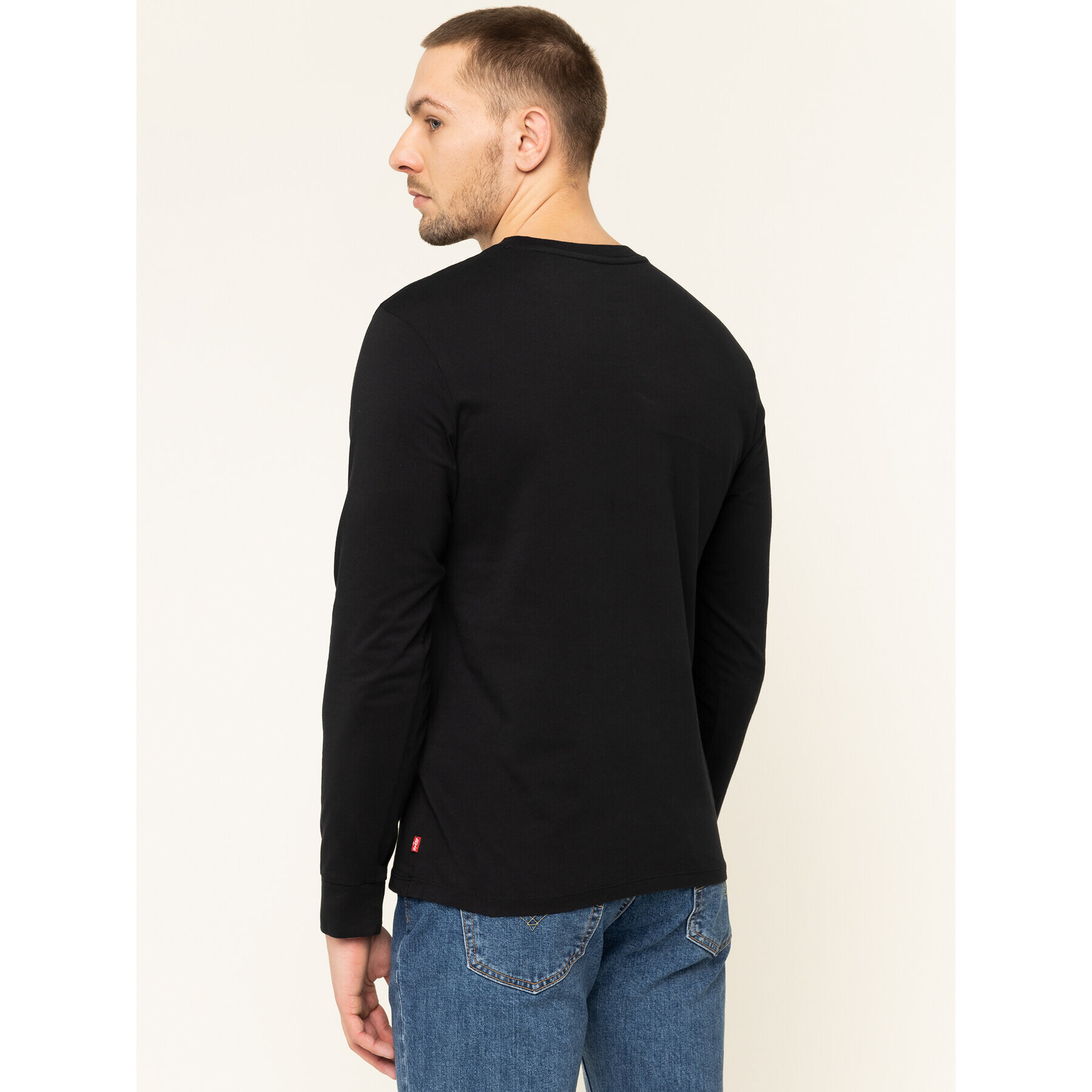 Levi's® Longsleeve Graphic Tee 36015-0013 Negru Regular Fit - Pled.ro