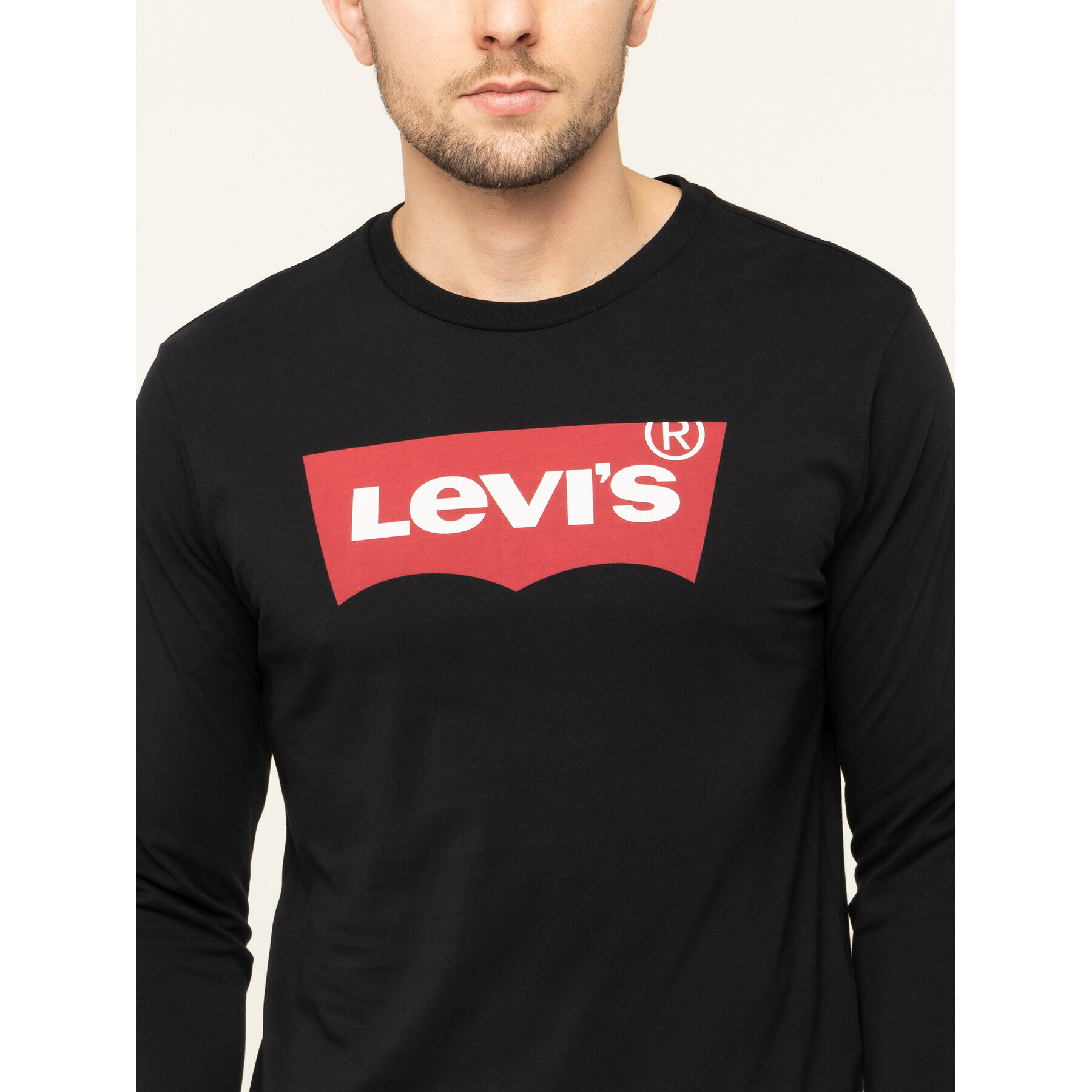 Levi's® Longsleeve Graphic Tee 36015-0013 Negru Regular Fit - Pled.ro