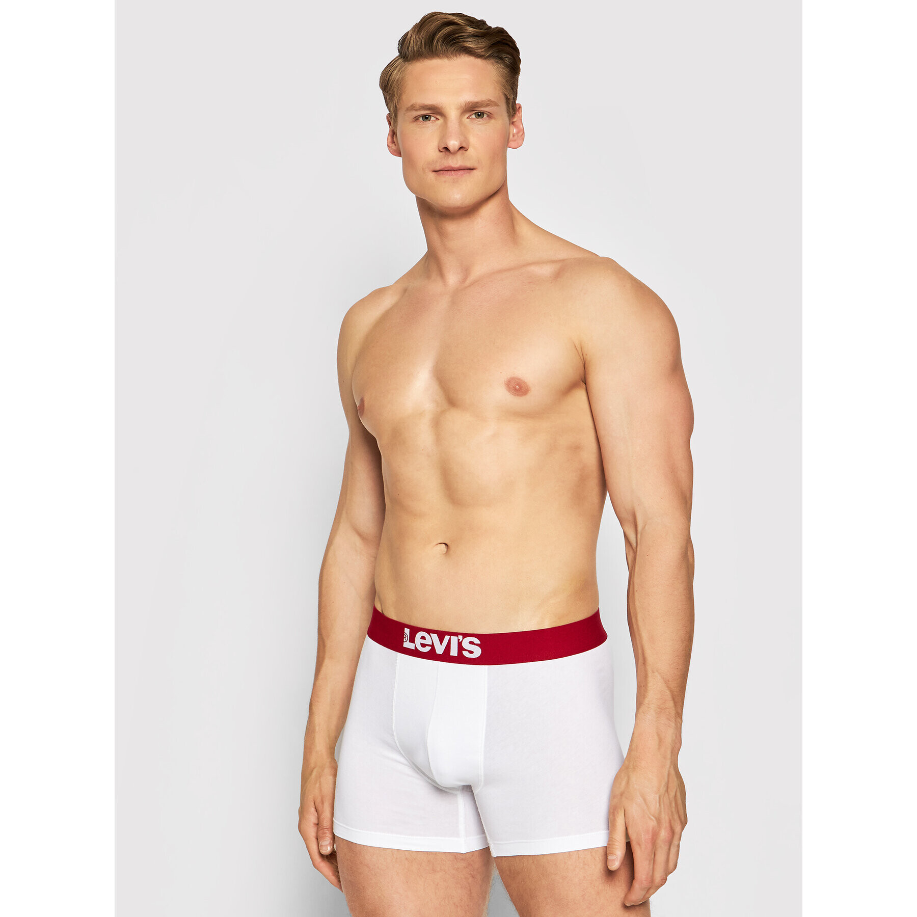 Levi's® Set 2 perechi de boxeri 905001001 Alb - Pled.ro