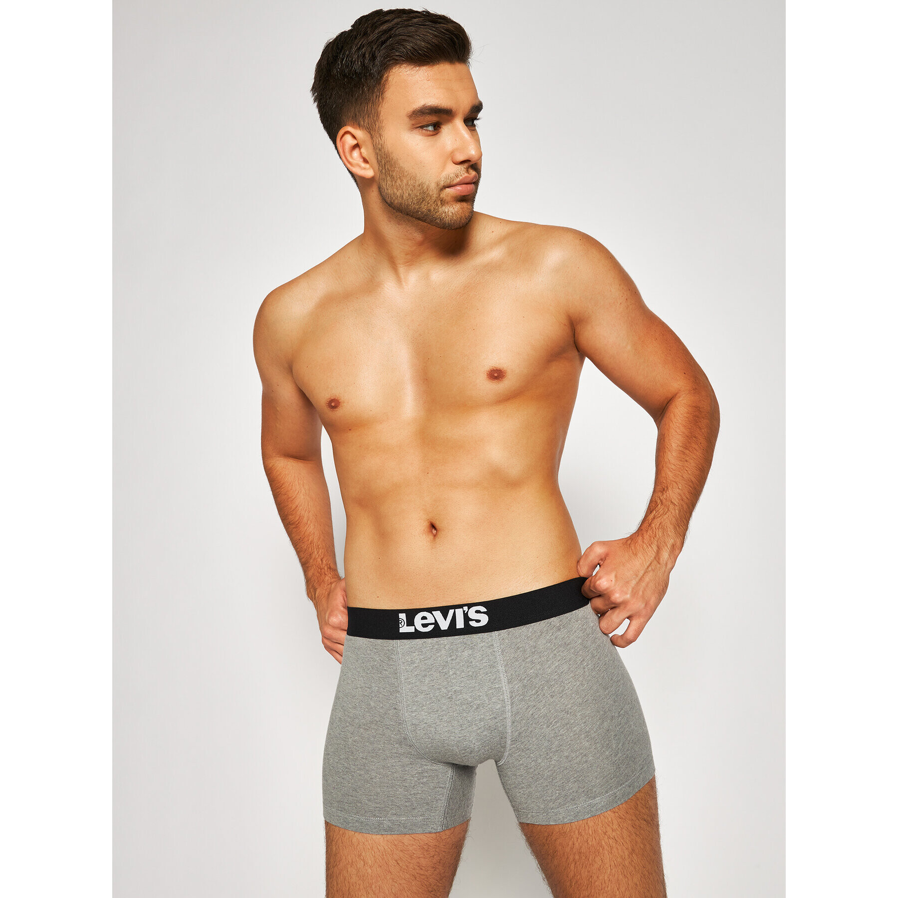 Levi's® Set 2 perechi de boxeri 905001001 Gri - Pled.ro