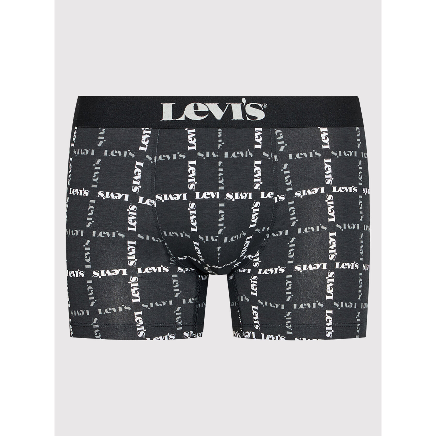 Levi's® Set 2 perechi de boxeri Logo Plaid 701203916 Negru - Pled.ro