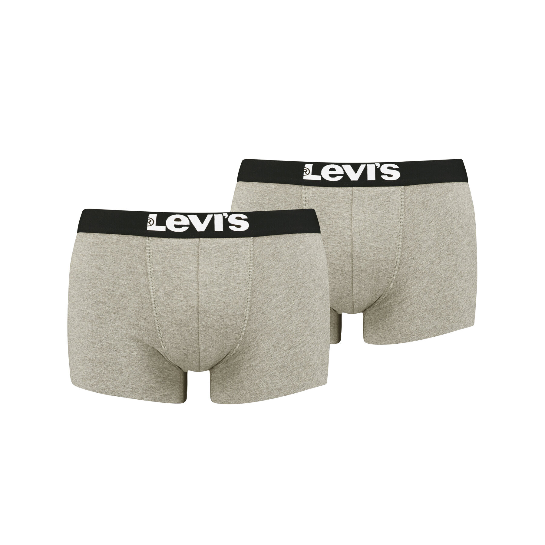 Levi's® Set 2 perechi de boxeri Solid Basic 905002001 Gri - Pled.ro