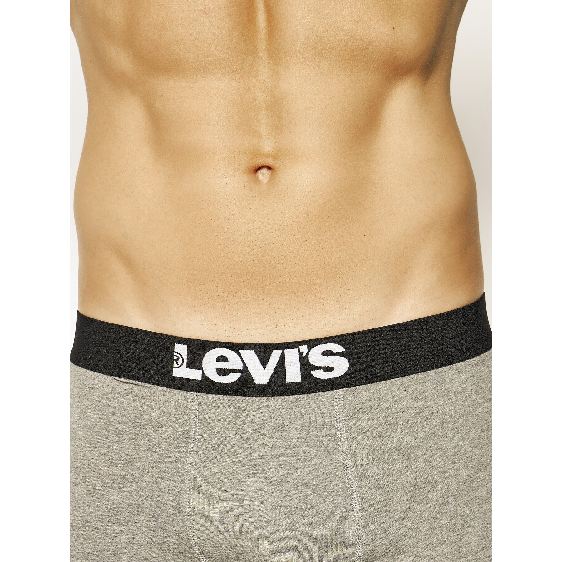 Levi's® Set 2 perechi de boxeri Solid Basic 905002001 Gri - Pled.ro