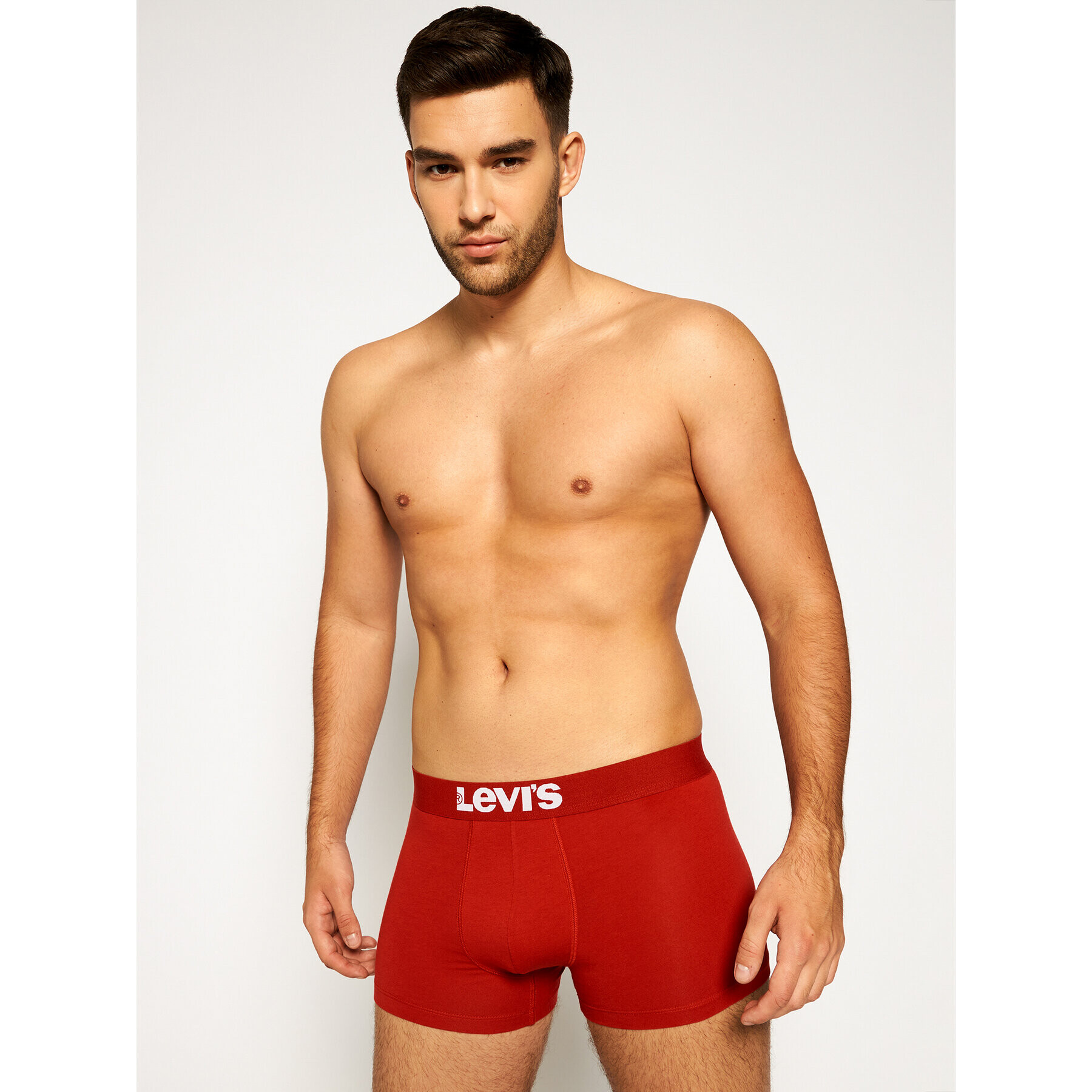 Levi's® Set 2 perechi de boxeri Solid Basic 905002001 Roșu - Pled.ro