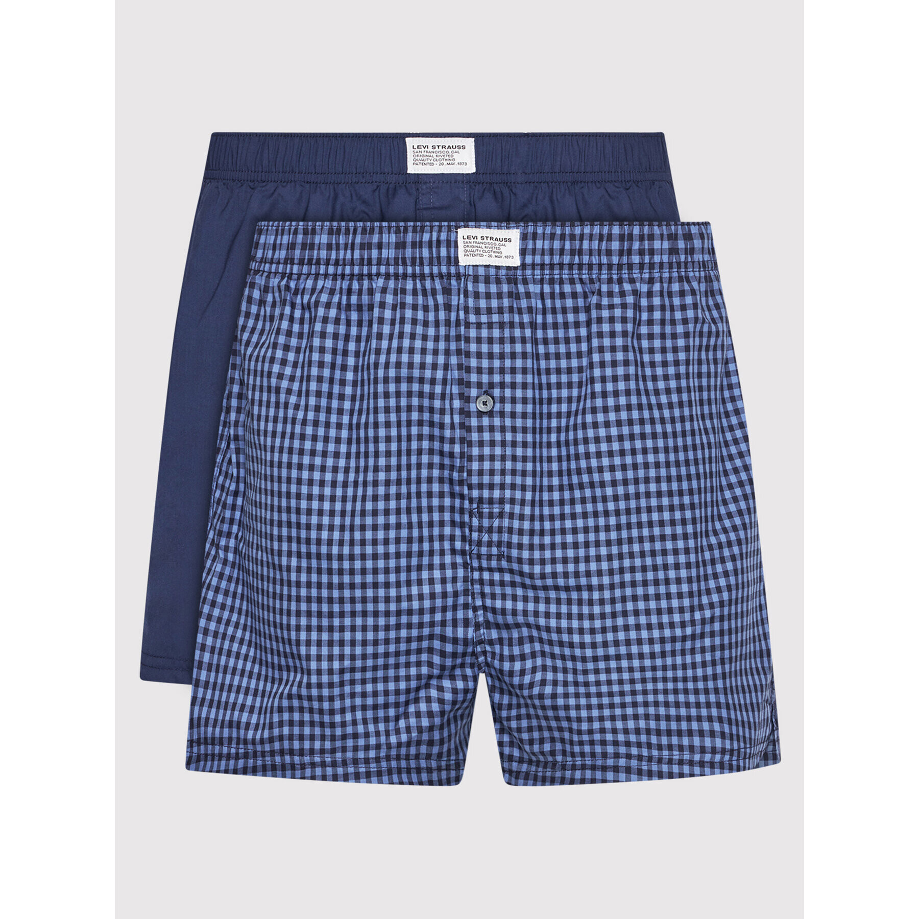 Levi's® Set 2 perechi de boxeri Woven 701205108 Bleumarin - Pled.ro