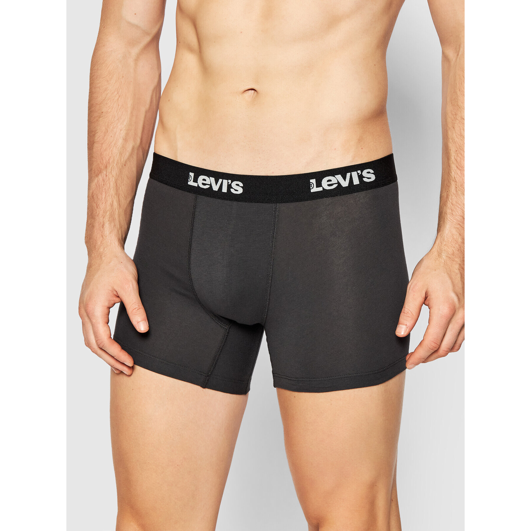 Levi's® Set 3 perechi de boxeri 701219019 Gri - Pled.ro