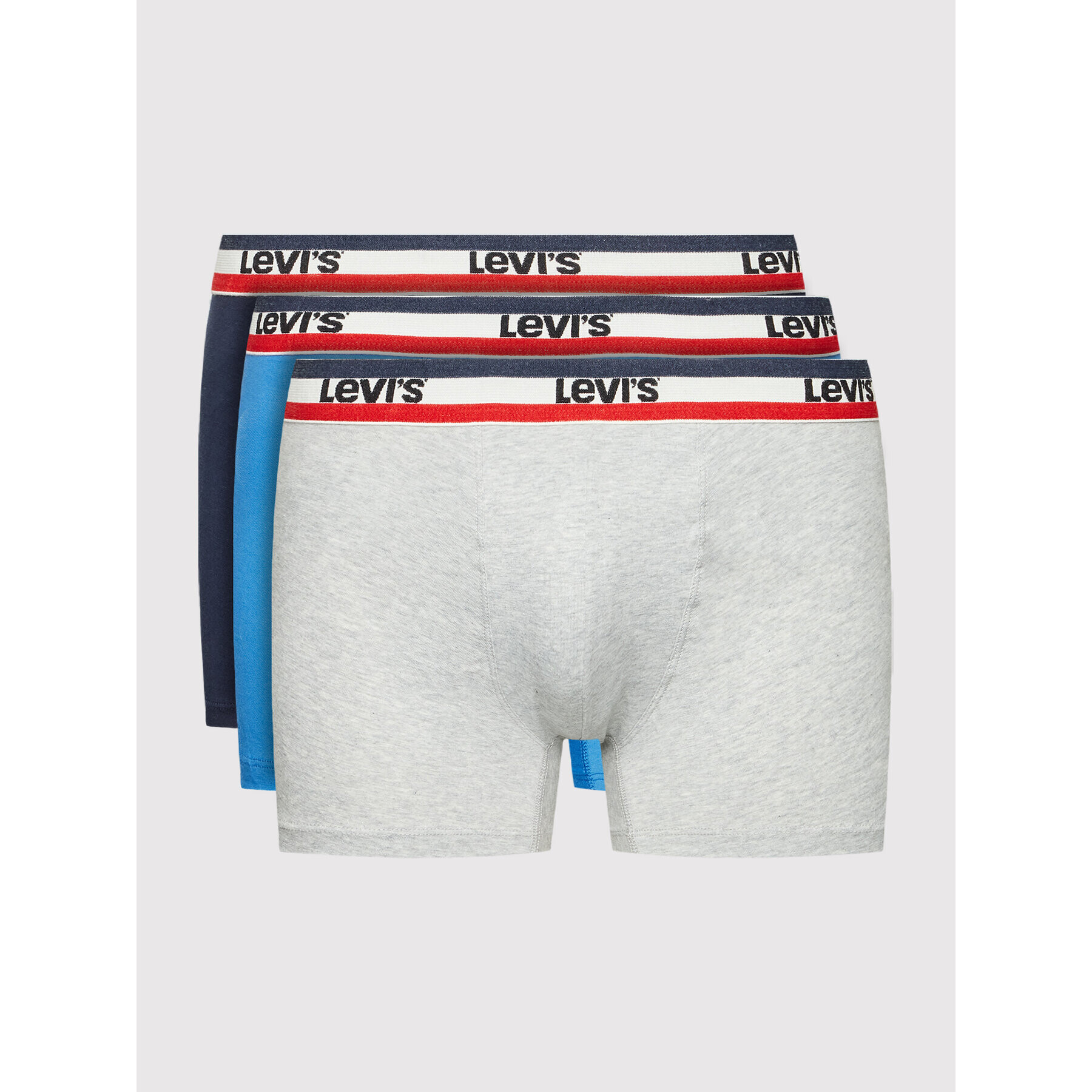 Levi's® Set 3 perechi de boxeri Basic 100002870 Colorat - Pled.ro