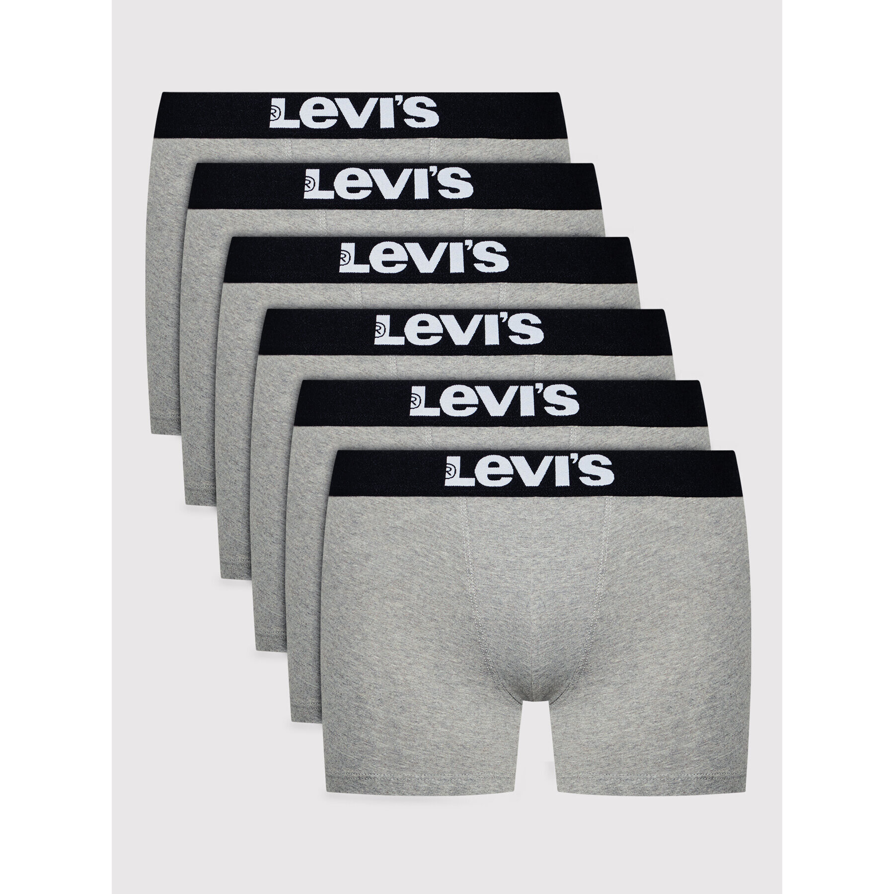 Levi's® Set 6 perechi boxeri 37149-0484 Gri - Pled.ro