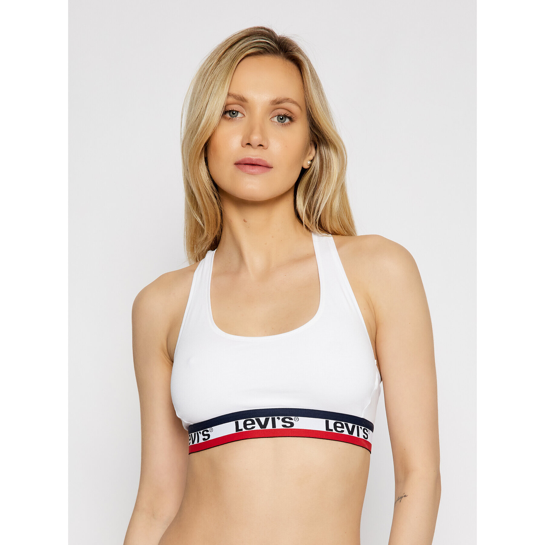 Levi's® Sutien top Sporty 16985-0000 Alb - Pled.ro