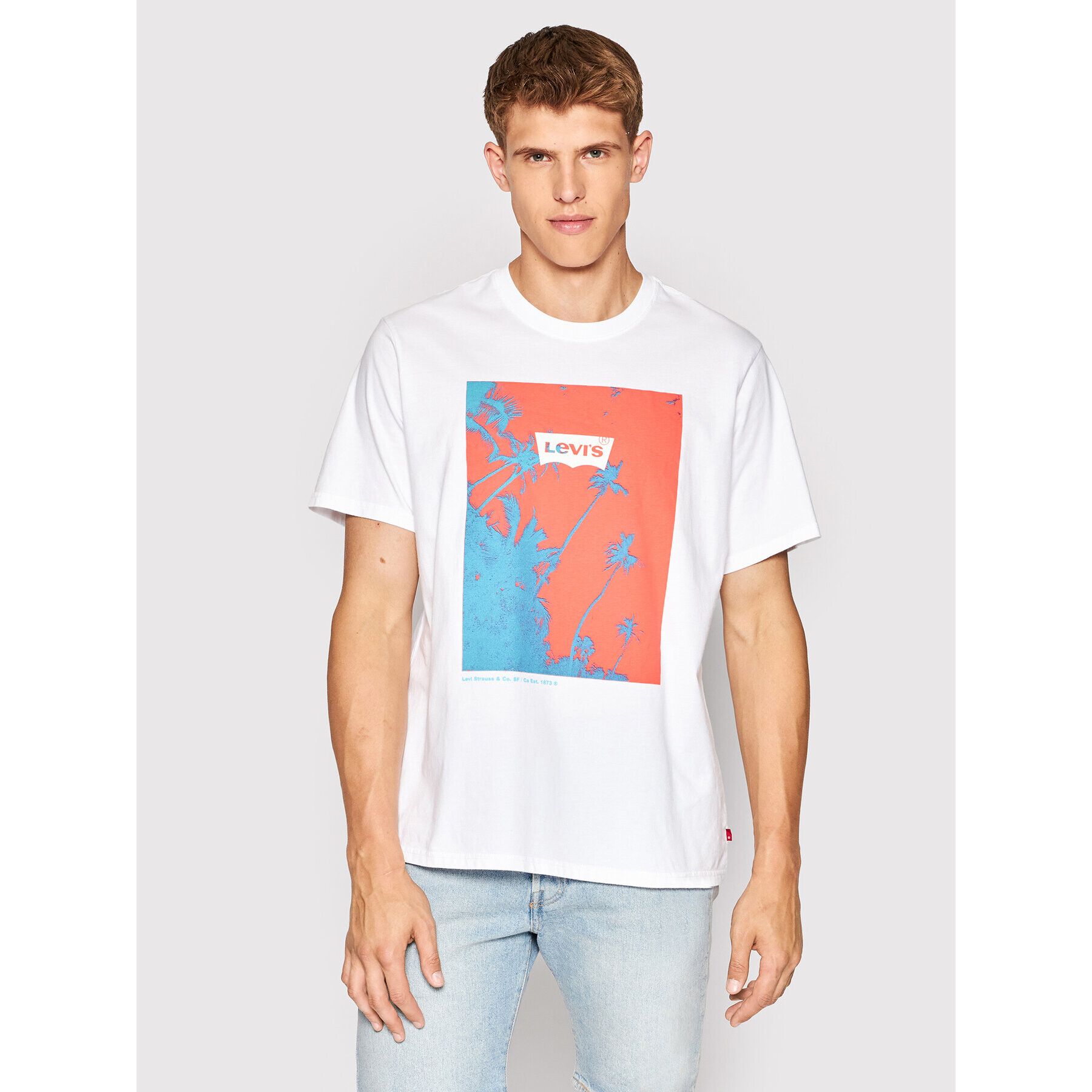 Levi's® Tricou 16143-0012 Alb Relaxed Fit - Pled.ro