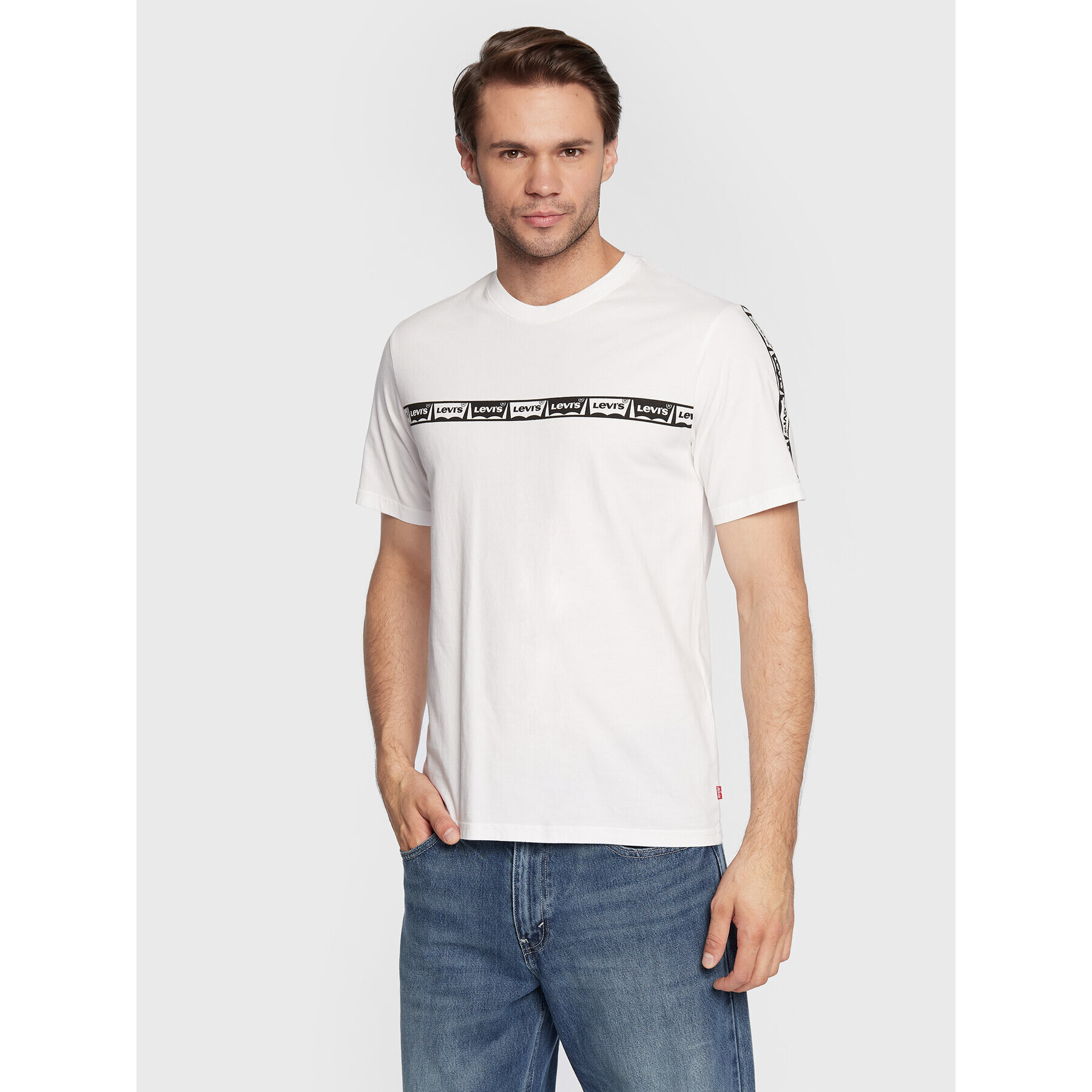 Levi's® Tricou Core 16143-0612 Alb Relaxed Fit - Pled.ro