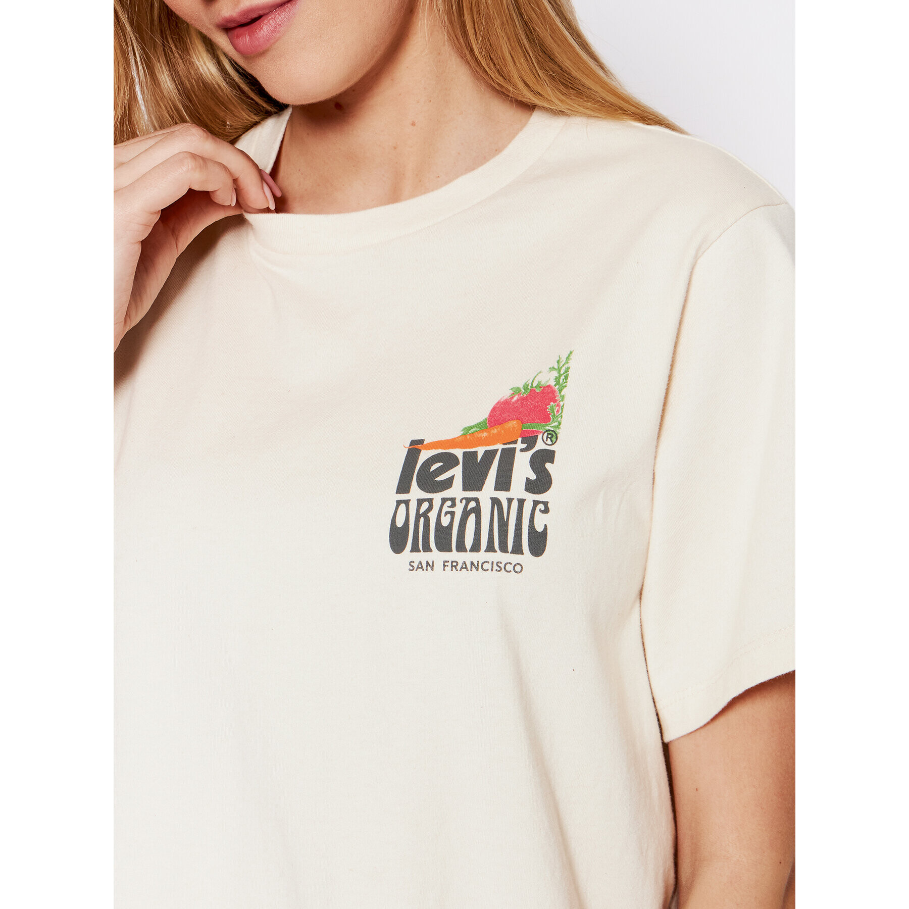 Levi's® Tricou Graphic Jet A0345-0030 Bej Regular Fit - Pled.ro