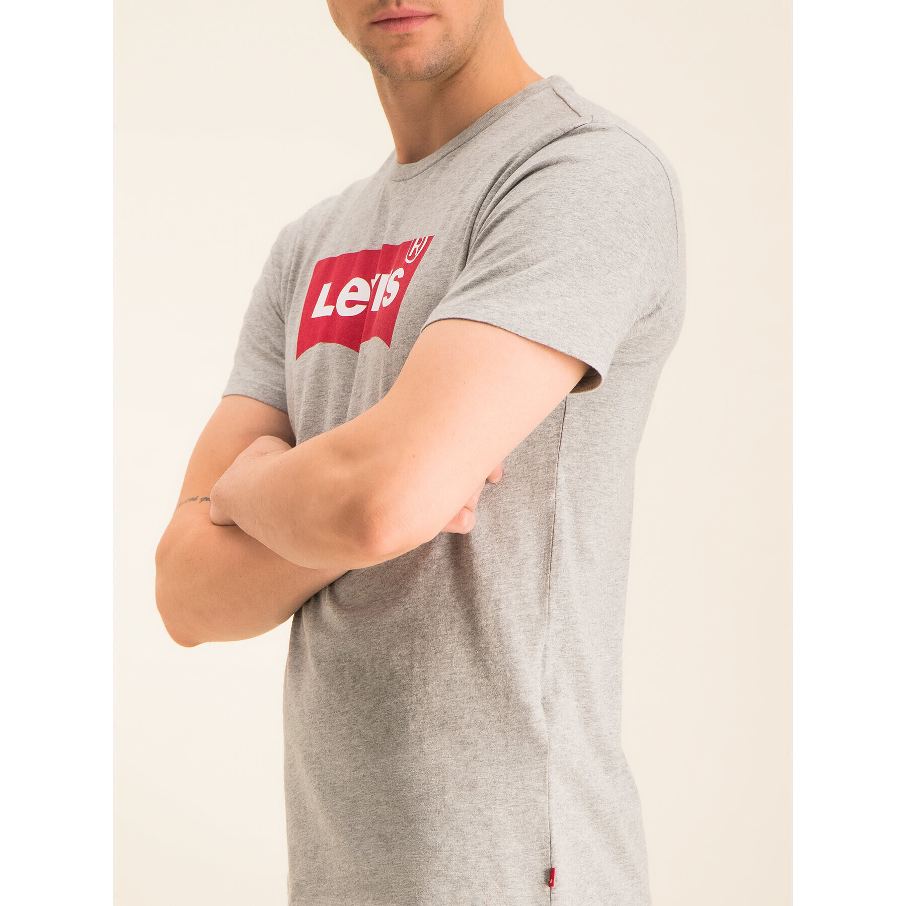 Levi's® Tricou Housemark Tee 17783-0138 Gri Regular Fit - Pled.ro