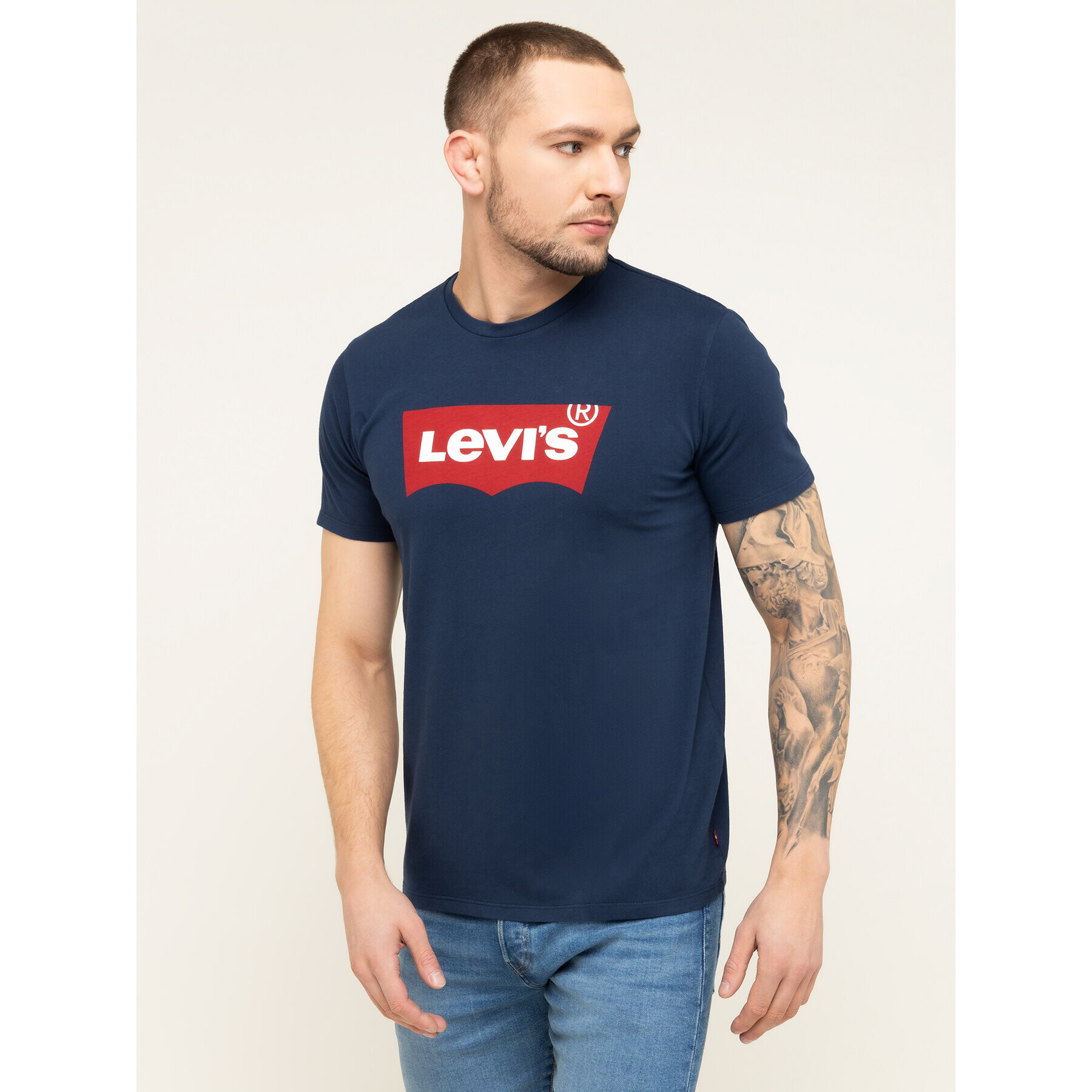 Levi's® Tricou Housemark Tee 17783-0139 Bleumarin Regular Fit - Pled.ro