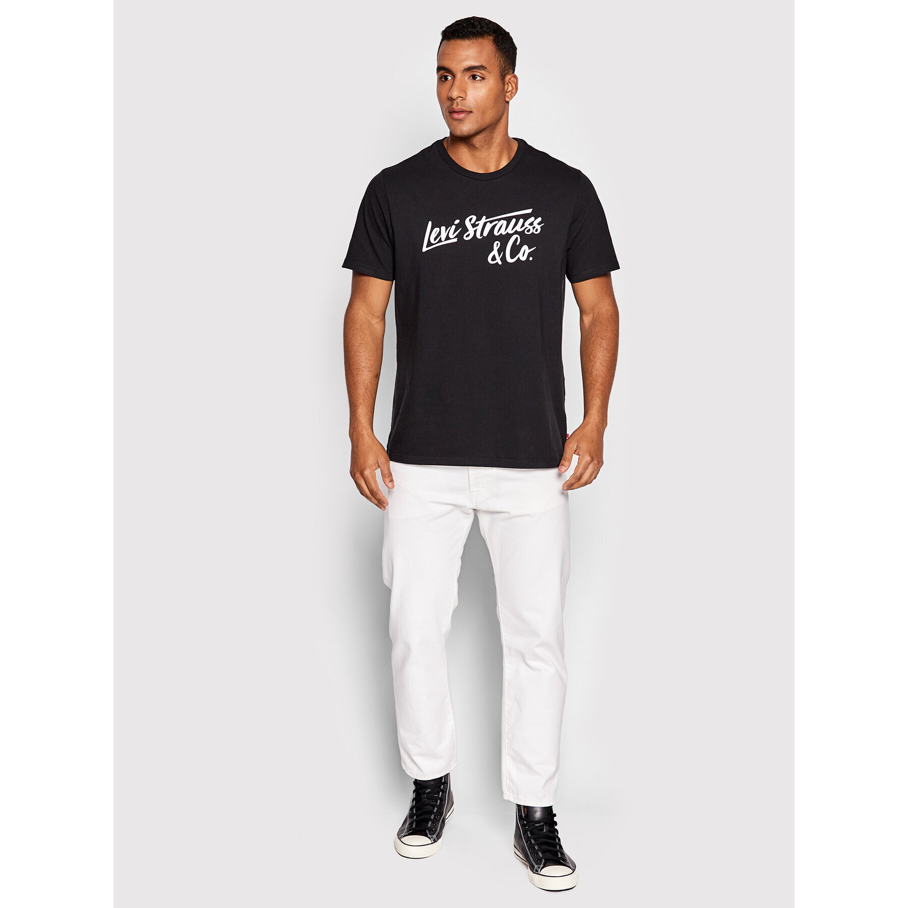 Levi's® Tricou Logo Graphic 22369-0052 Negru Regular Fit - Pled.ro