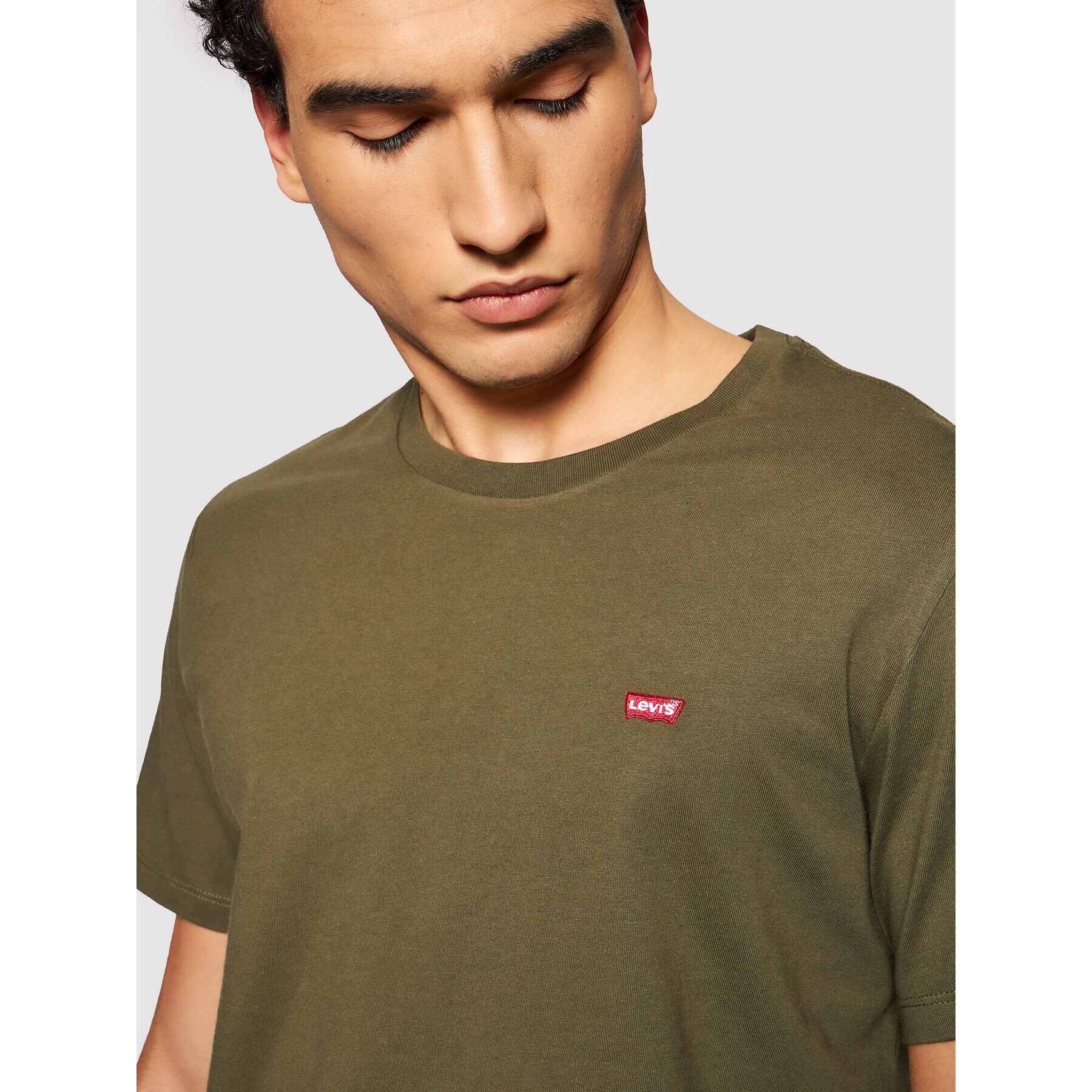 Levi's® Tricou Original Housemark 56605-0021 Verde Standard Fit - Pled.ro