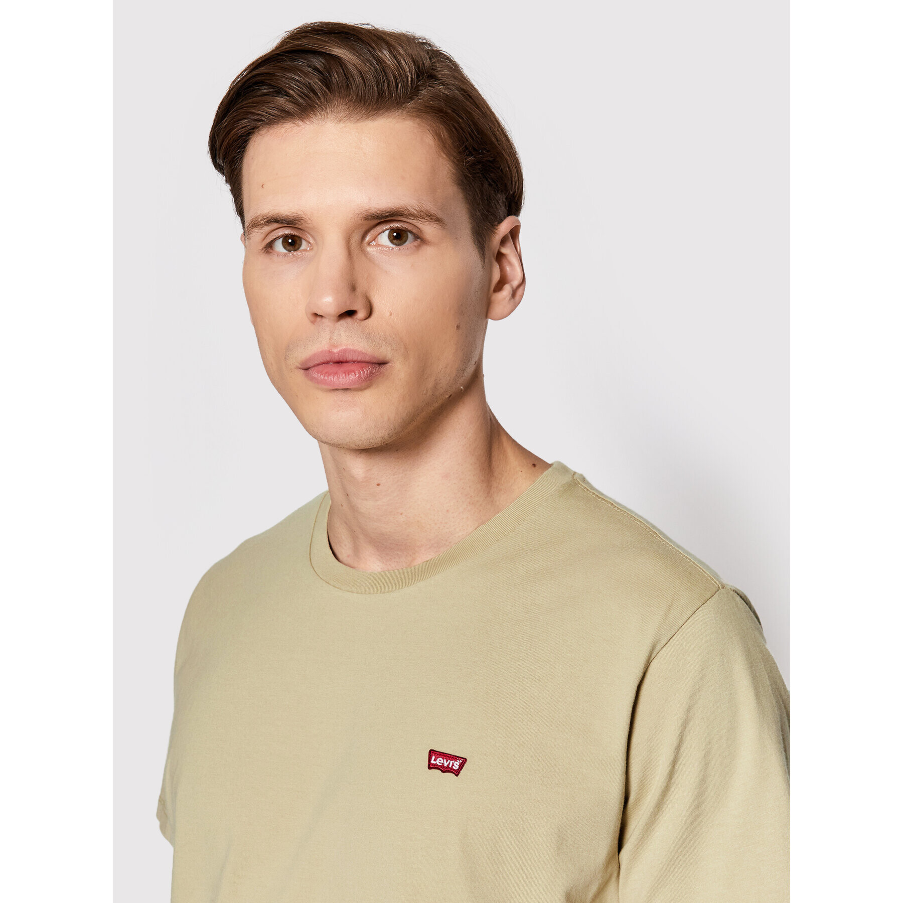 Levi's® Tricou Original Housemark 56605-0131 Bej Regular Fit - Pled.ro