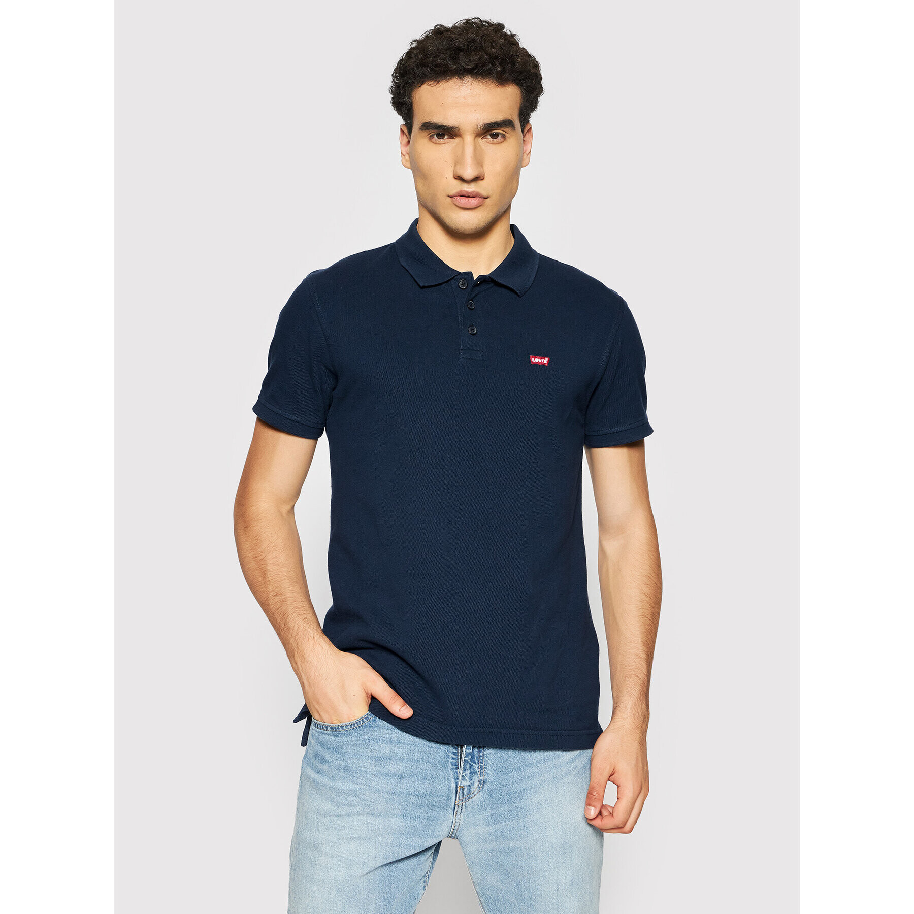 Levi's® Tricou polo Standard Housemarked 35883-0005 Bleumarin Regular Fit - Pled.ro