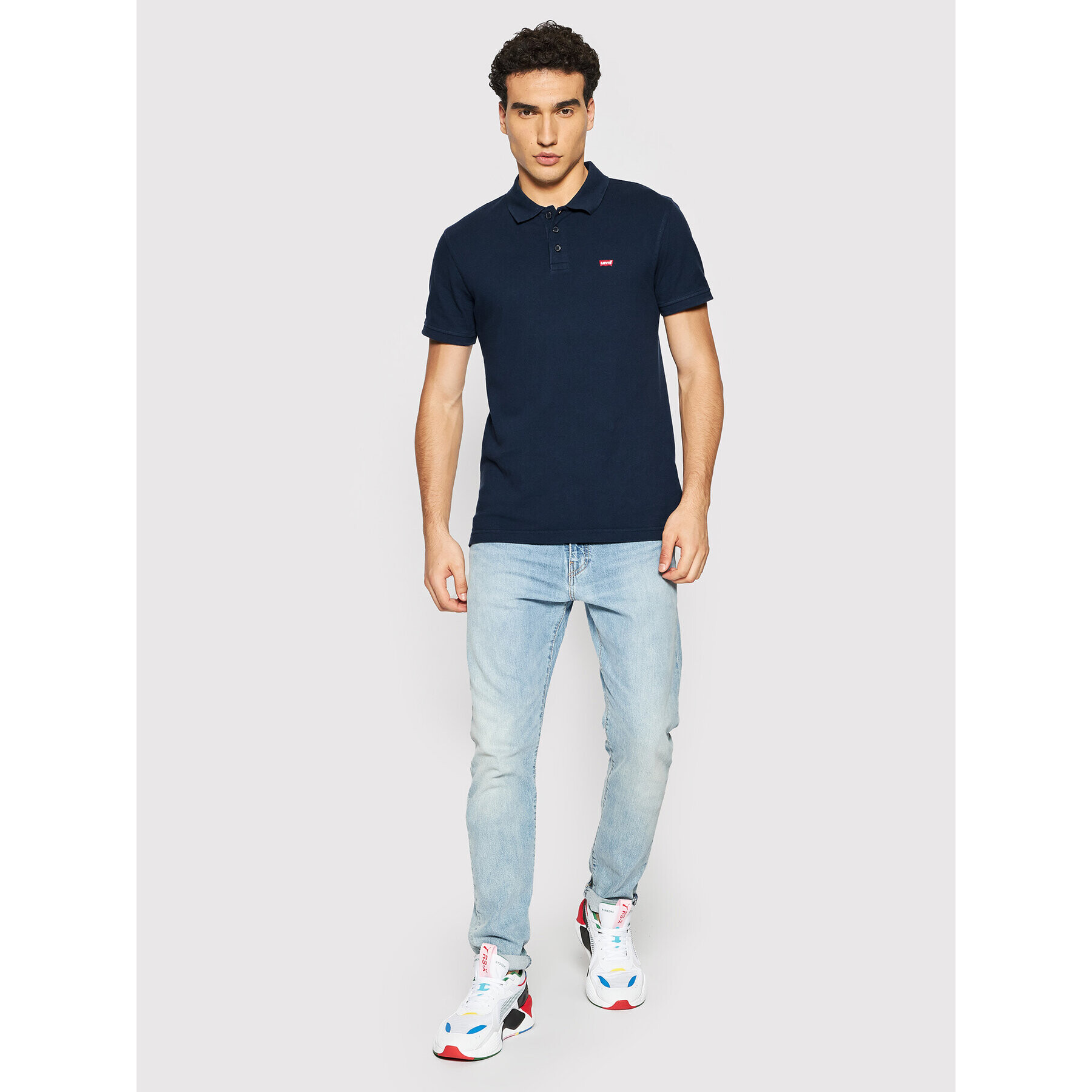 Levi's® Tricou polo Standard Housemarked 35883-0005 Bleumarin Regular Fit - Pled.ro