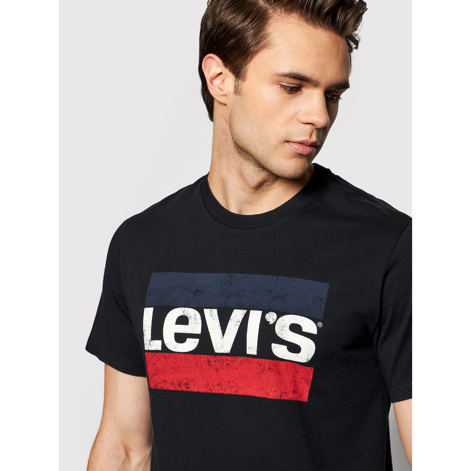 Levi's® Tricou Sportswear Graphic Tee 39636-0050 Negru Regular Fit - Pled.ro