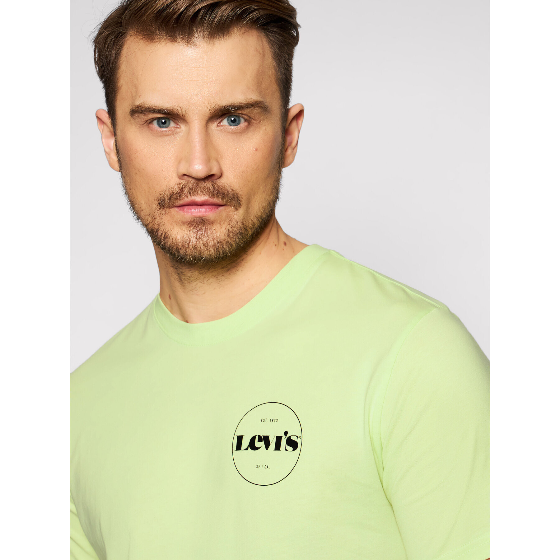 Levi's® Tricou Tee 16143 Galben Relaxed Fit - Pled.ro