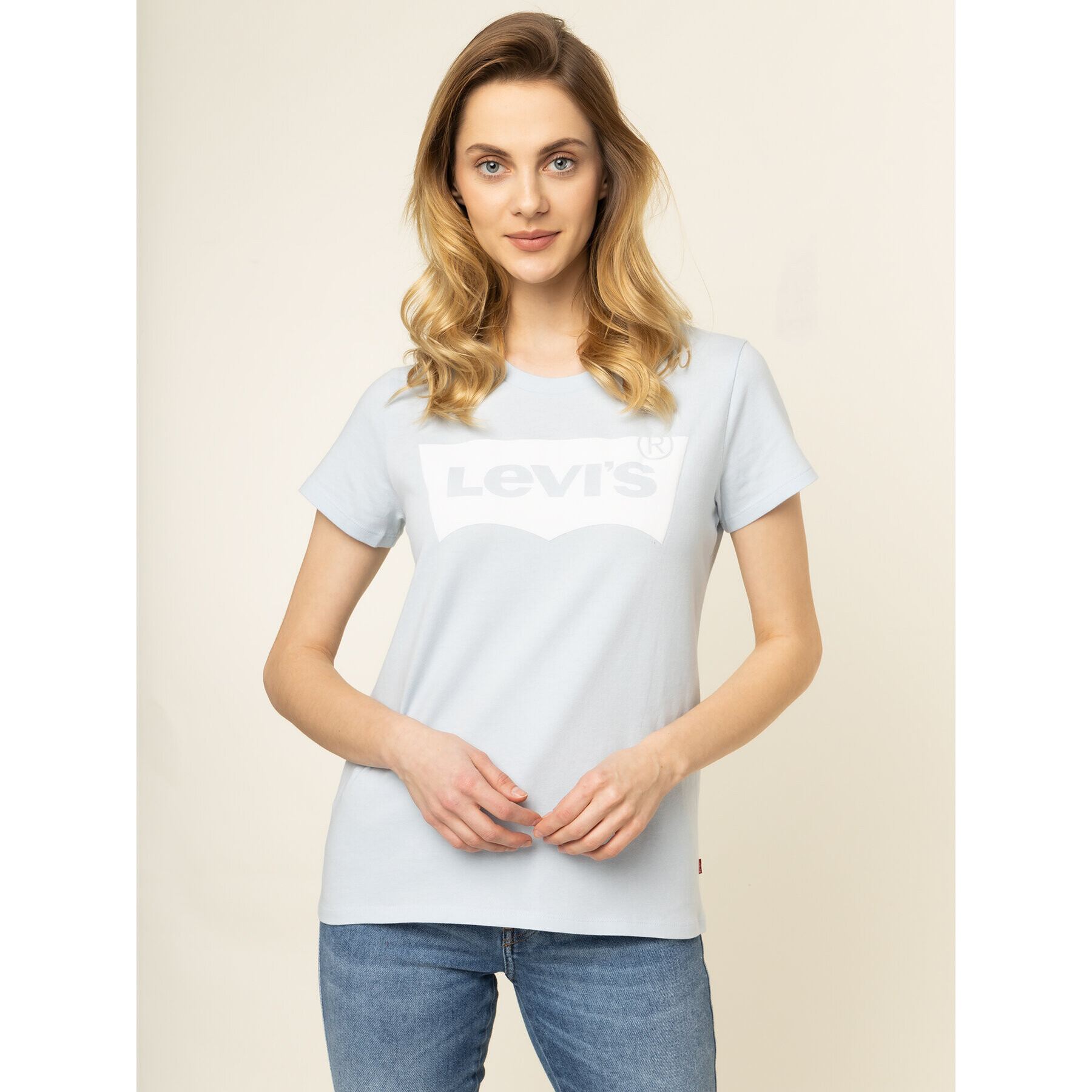 Levi's® Tricou The Perfect Graphic Tee 17369-0777 Albastru Regular Fit - Pled.ro