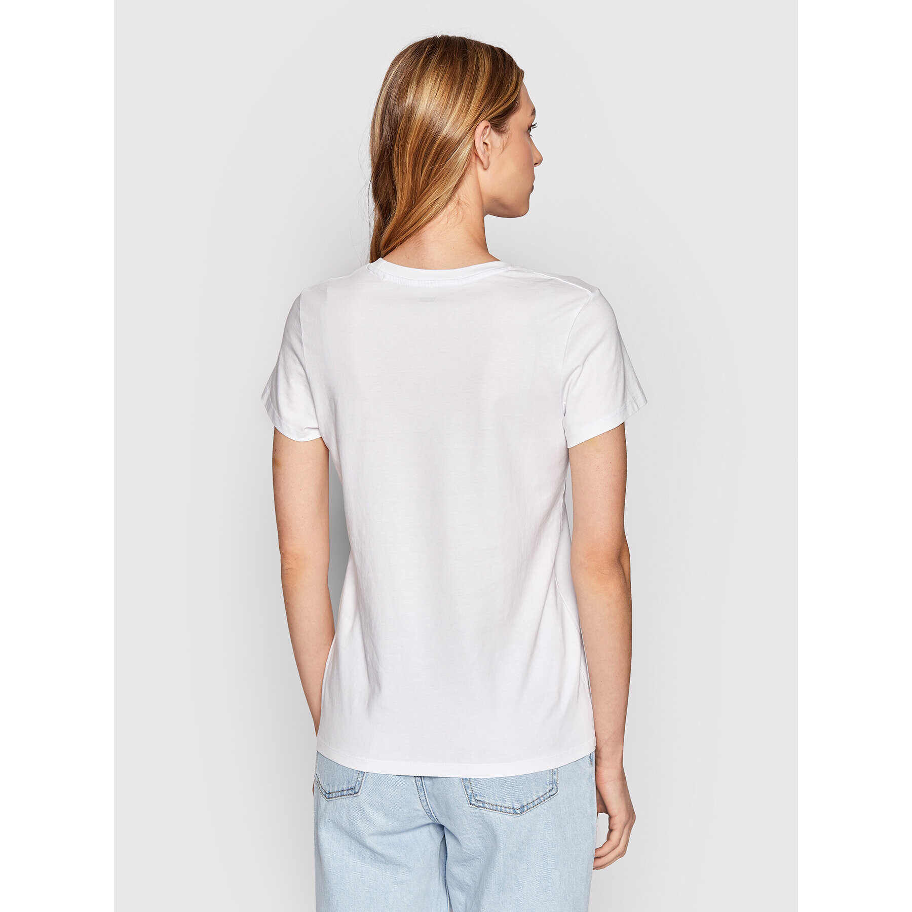 Levi's® Tricou The Perfect Open 17369-1926 Alb Regular Fit - Pled.ro