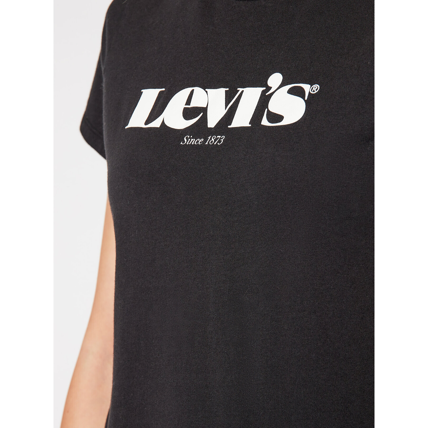 Levi's® Tricou The Perfect Tee 17369 Negru Regular Fit - Pled.ro