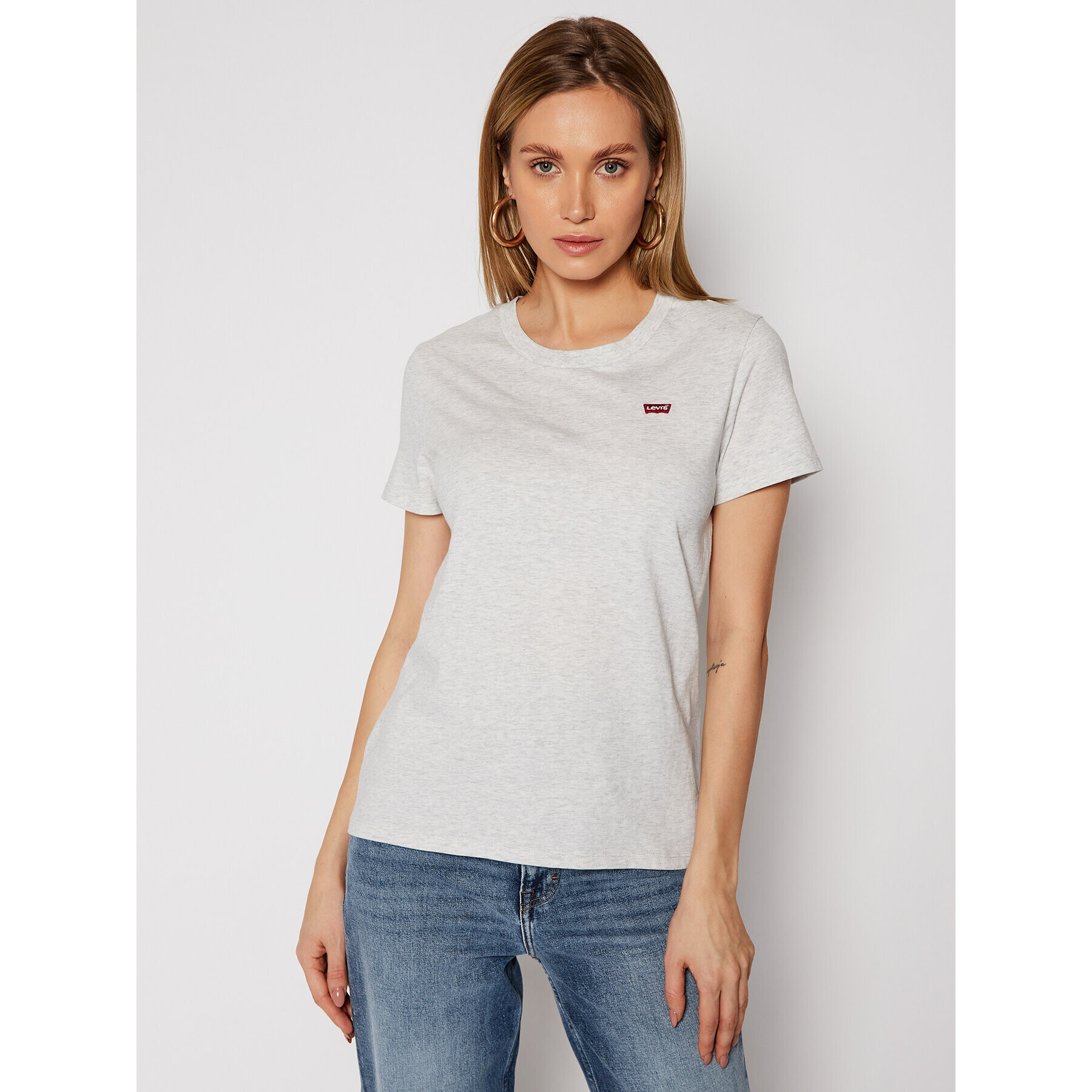 Levi's® Tricou The Perfect Tee 39185-0125 Gri Regular Fit - Pled.ro