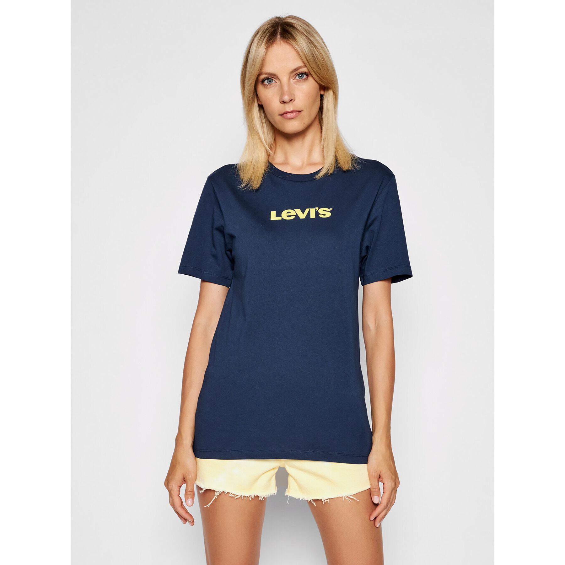 Levi's® Tricou Unisex Housemark Graphic Tee A2083-0004 Bleumarin Standard Fit - Pled.ro