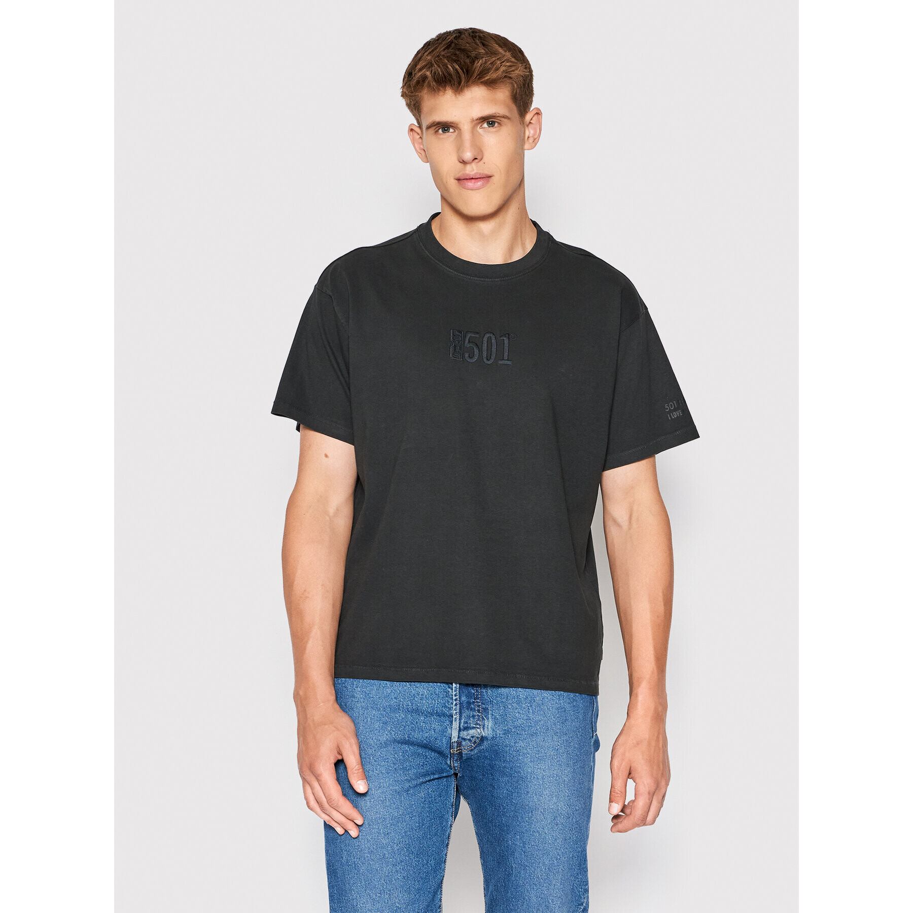 Levi's® Tricou Vintage 501® 87373-0040 Negru Relaxed Fit - Pled.ro