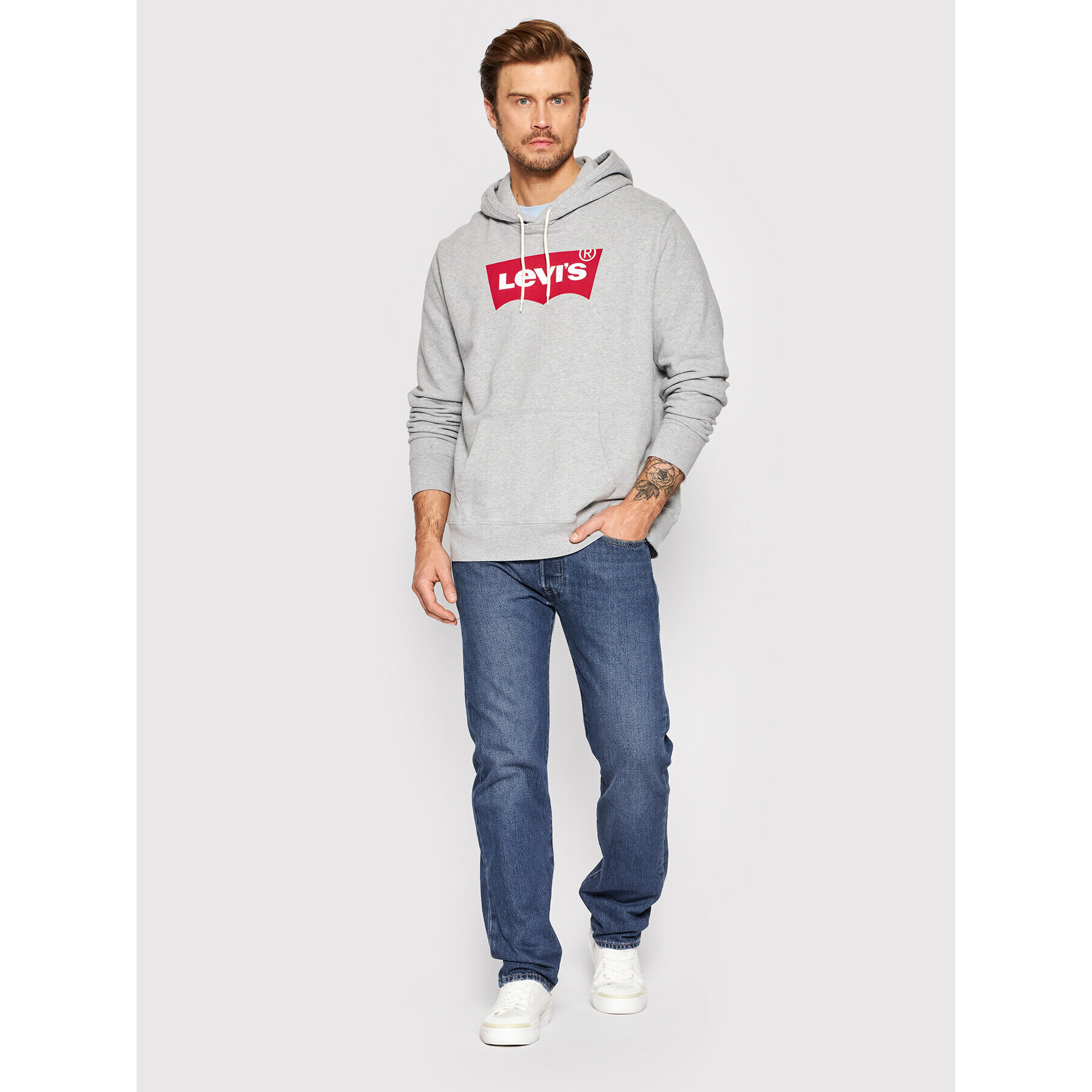 Levi's® Bluză Graphic 38424-0000 Gri Regular Fit - Pled.ro