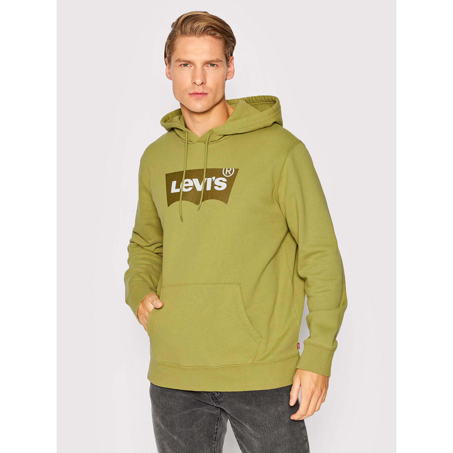 Levi's® Bluză Graphic 38424-0019 Verde Regular Fit - Pled.ro