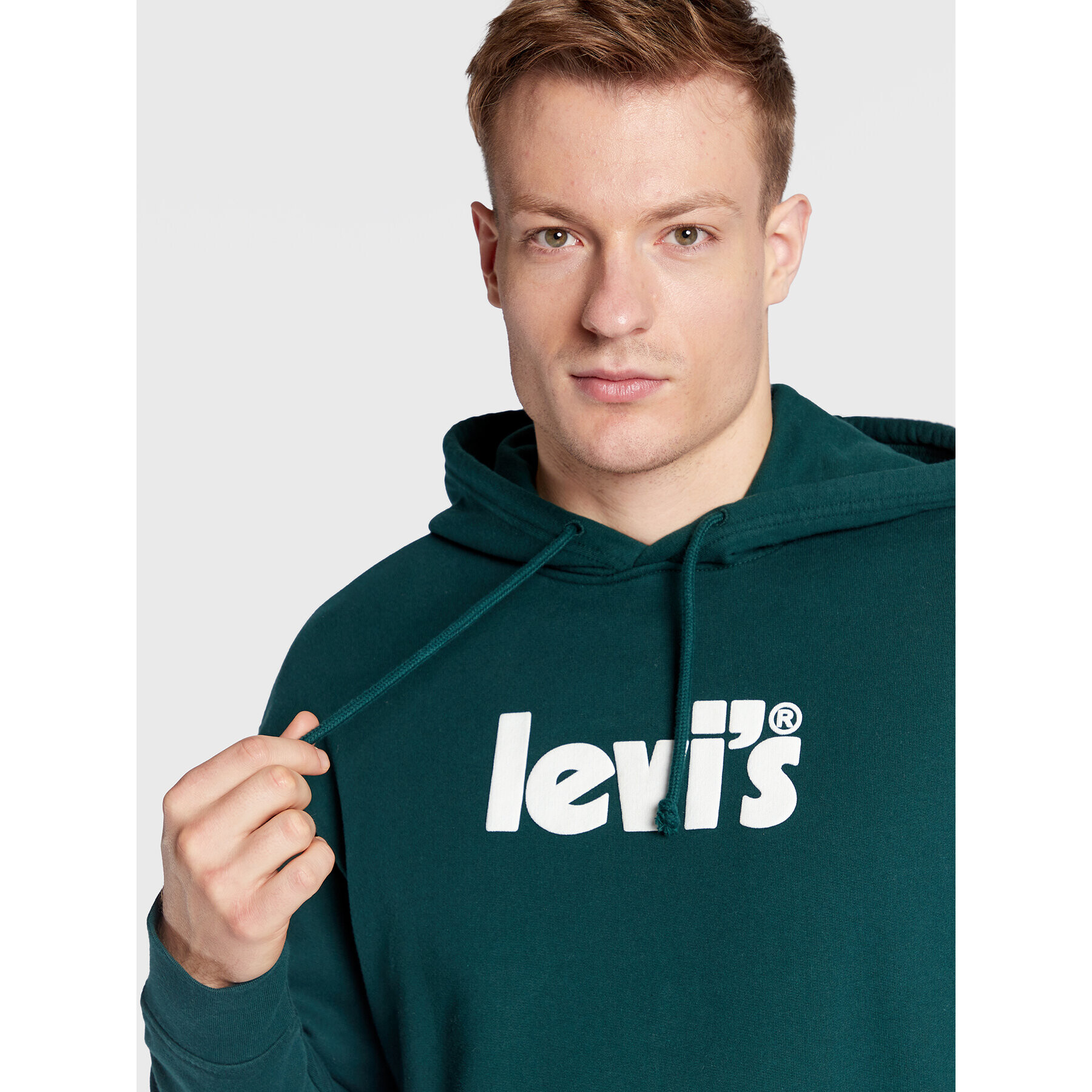 Levi's® Bluză Graphic 38479-0112 Verde Relaxed Fit - Pled.ro