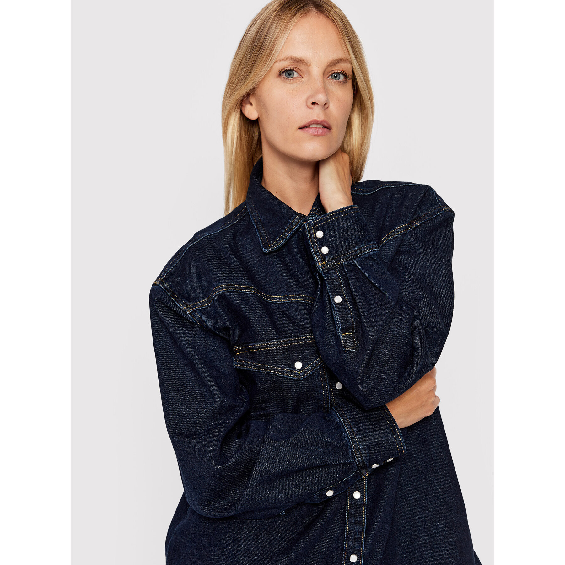 Levi's® cămașă de blugi Red Tab™ Dorsey Western A3364-0000 Bleumarin Oversize - Pled.ro