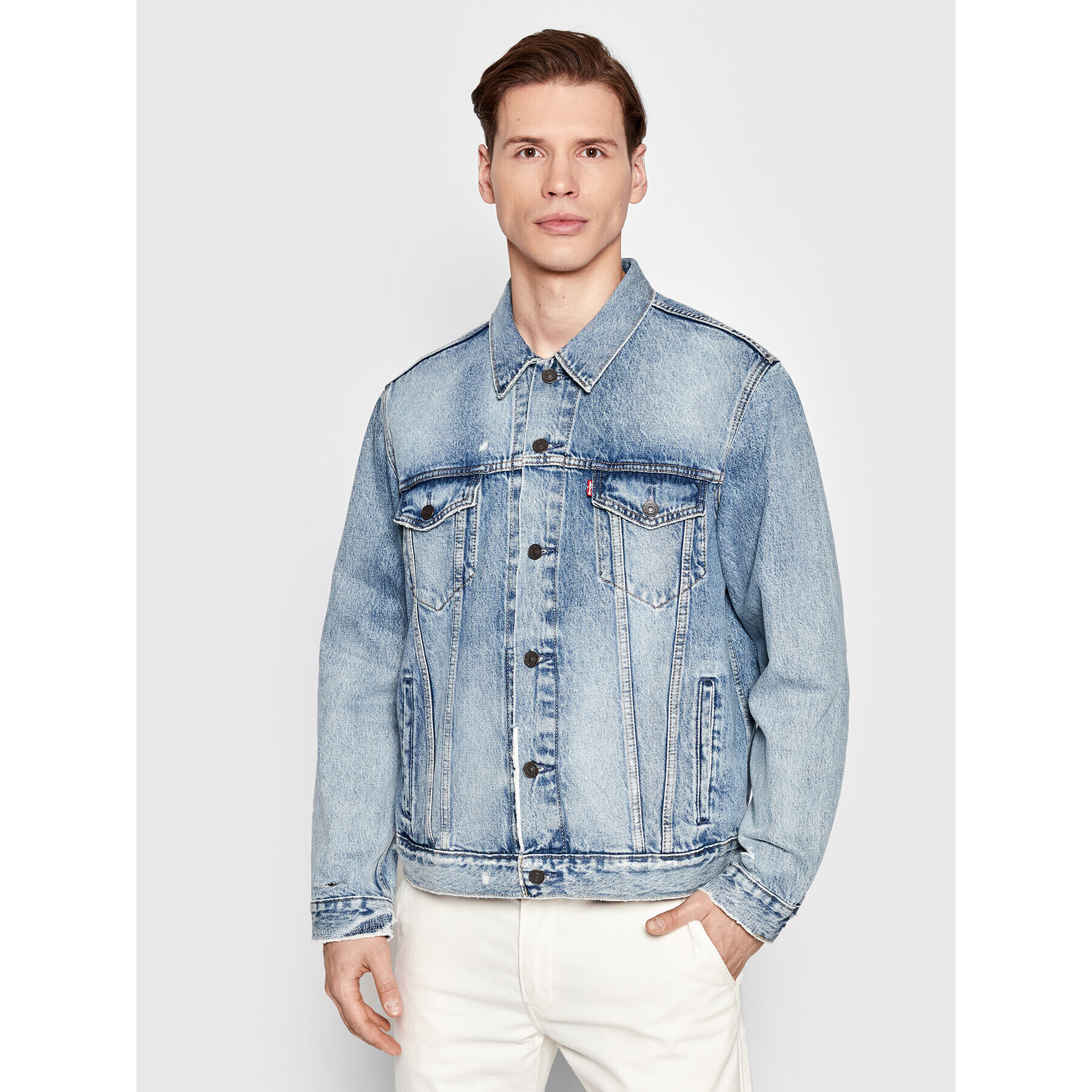 Levi's® Geacă de blugi The Trucker 72334-0628 Albastru Regular Fit - Pled.ro